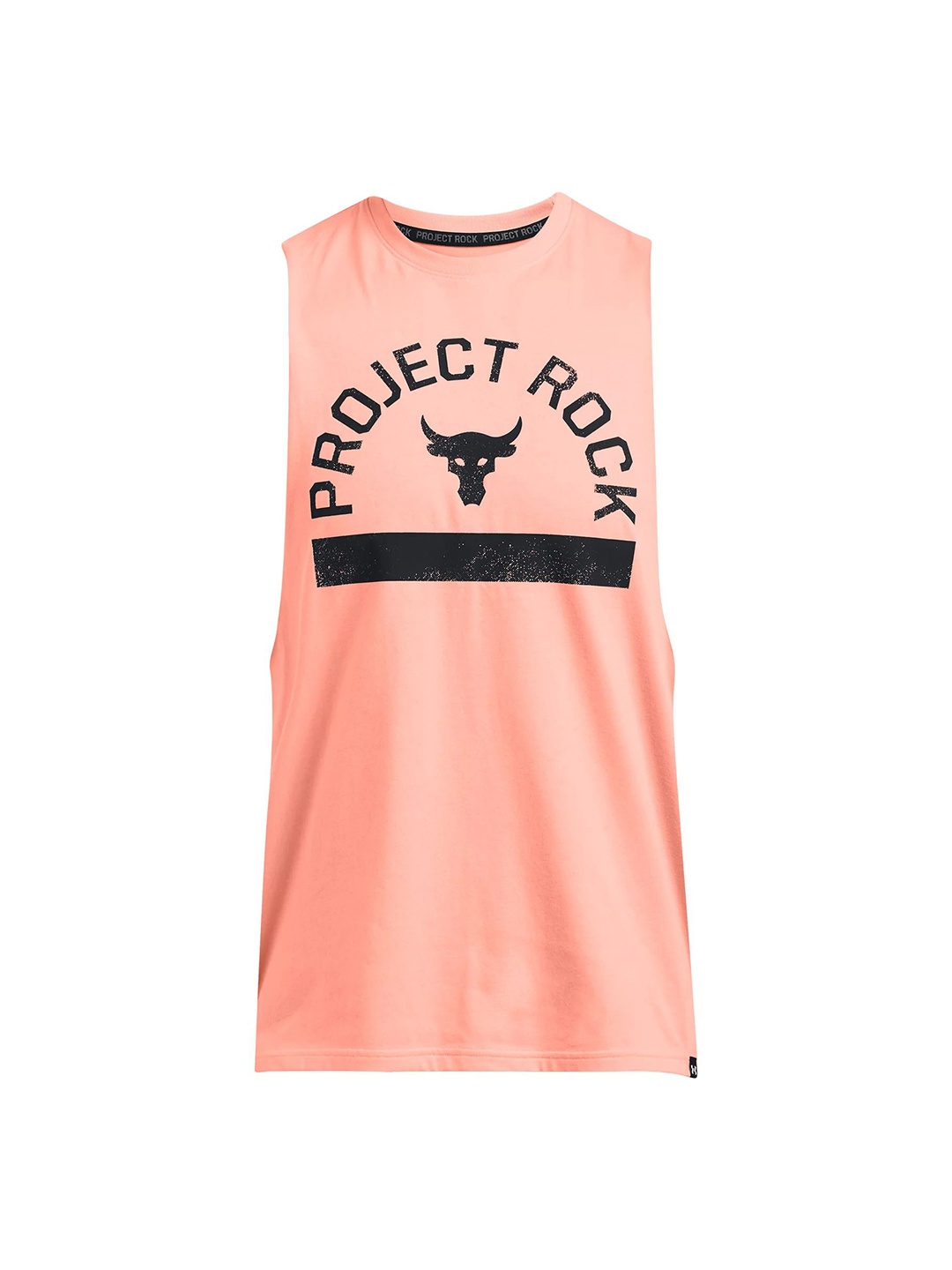 

UNDER ARMOUR Men Typography Printed Round Neck Cotton T-shirt, Orange