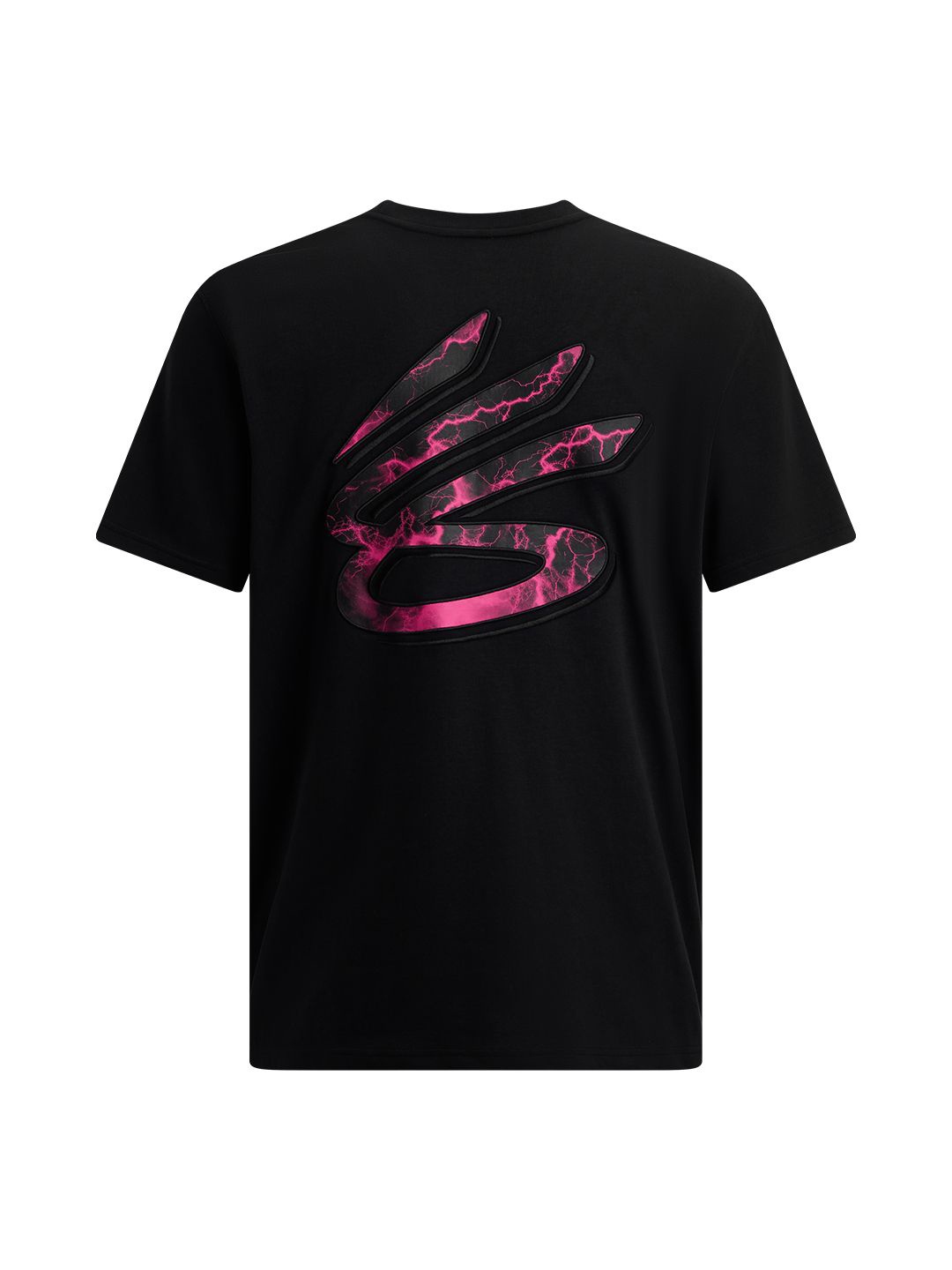 

UNDER ARMOUR Men Graphic Printed Round Neck Cotton T-shirt, Black