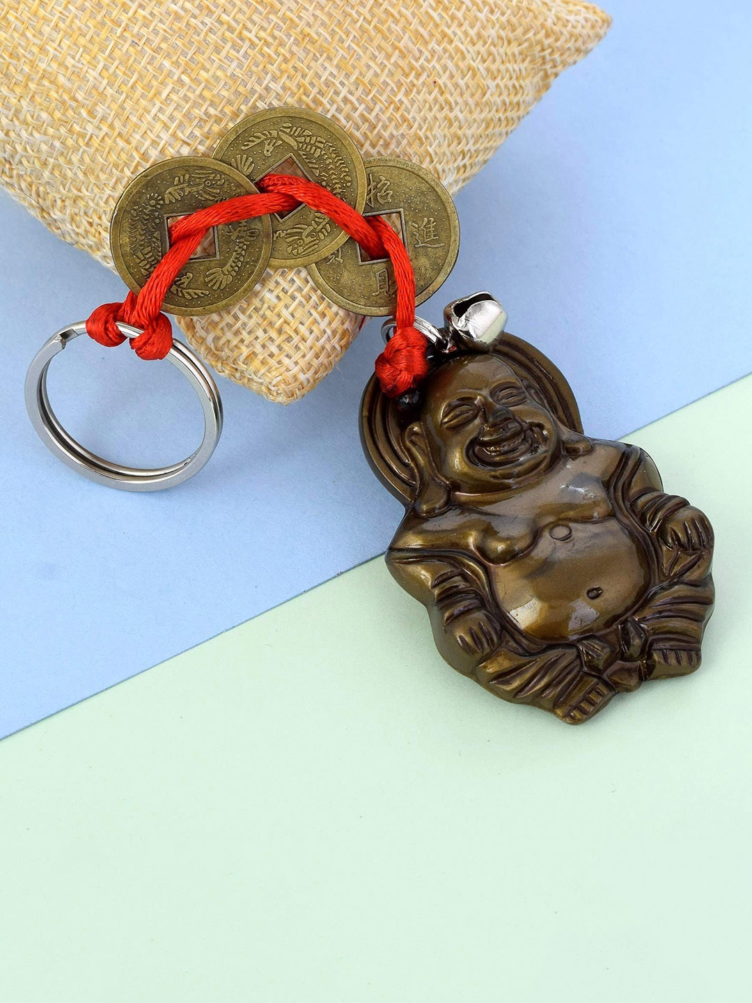 

MEMOIR Buddha Key chain, Black