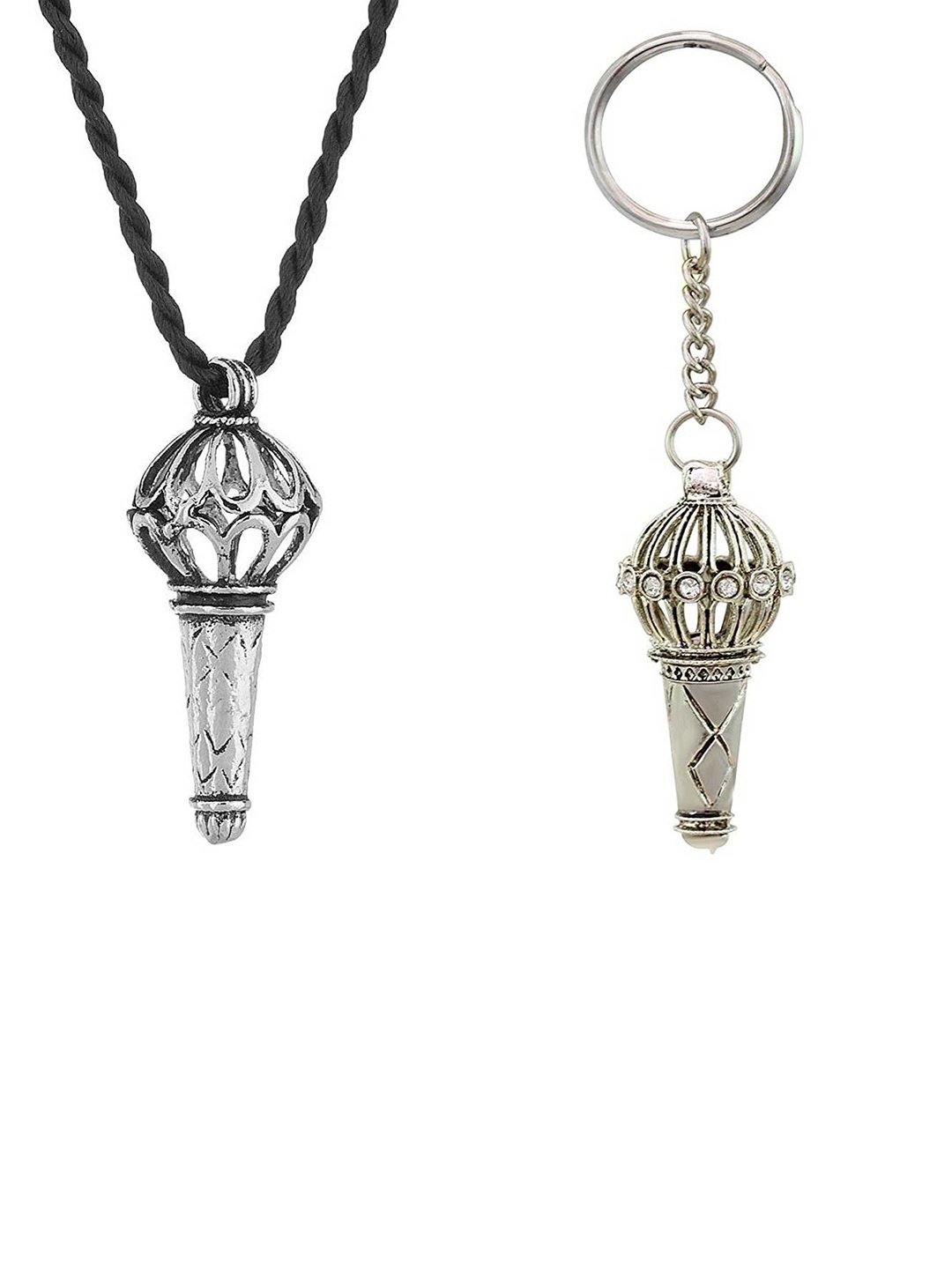 

MEMOIR Bajrangi Hanuman Gada Key chain, White