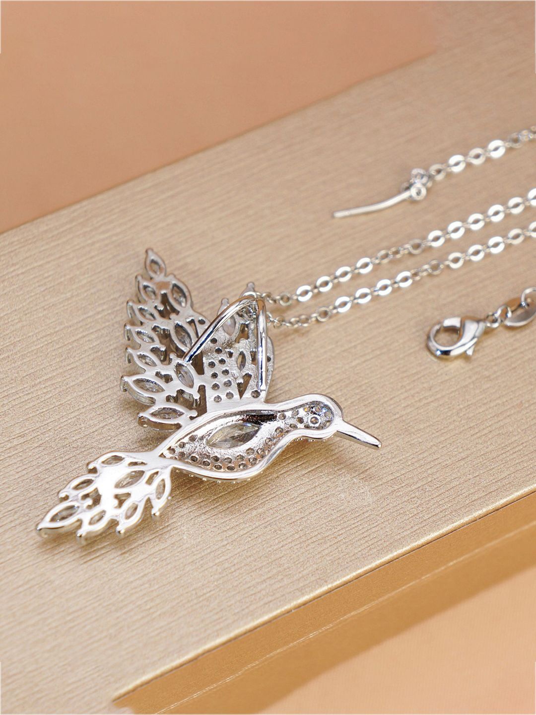 

Designs & You Silver-Plated Pendants With Chain