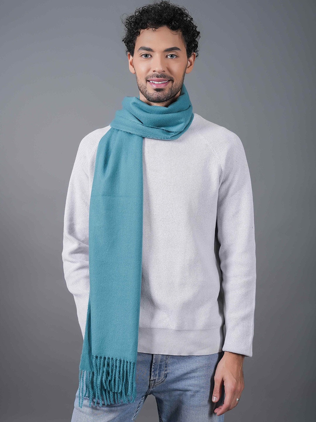 

Tossido Unisex Acrylic Mufflers, Blue