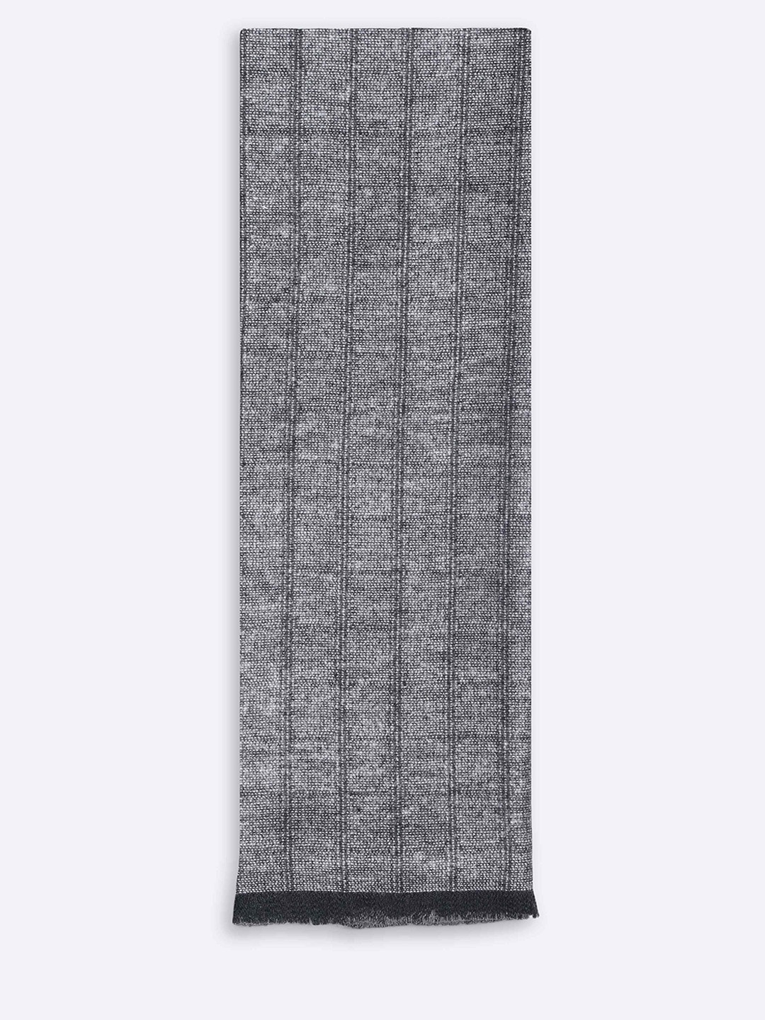 

Tossido Unisex Checked Acrylic Mufflers, Grey