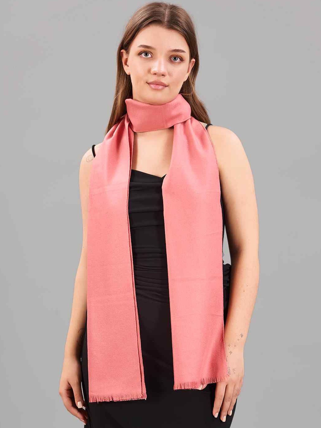 

Tossido Women Acrylic Mufflers, Pink