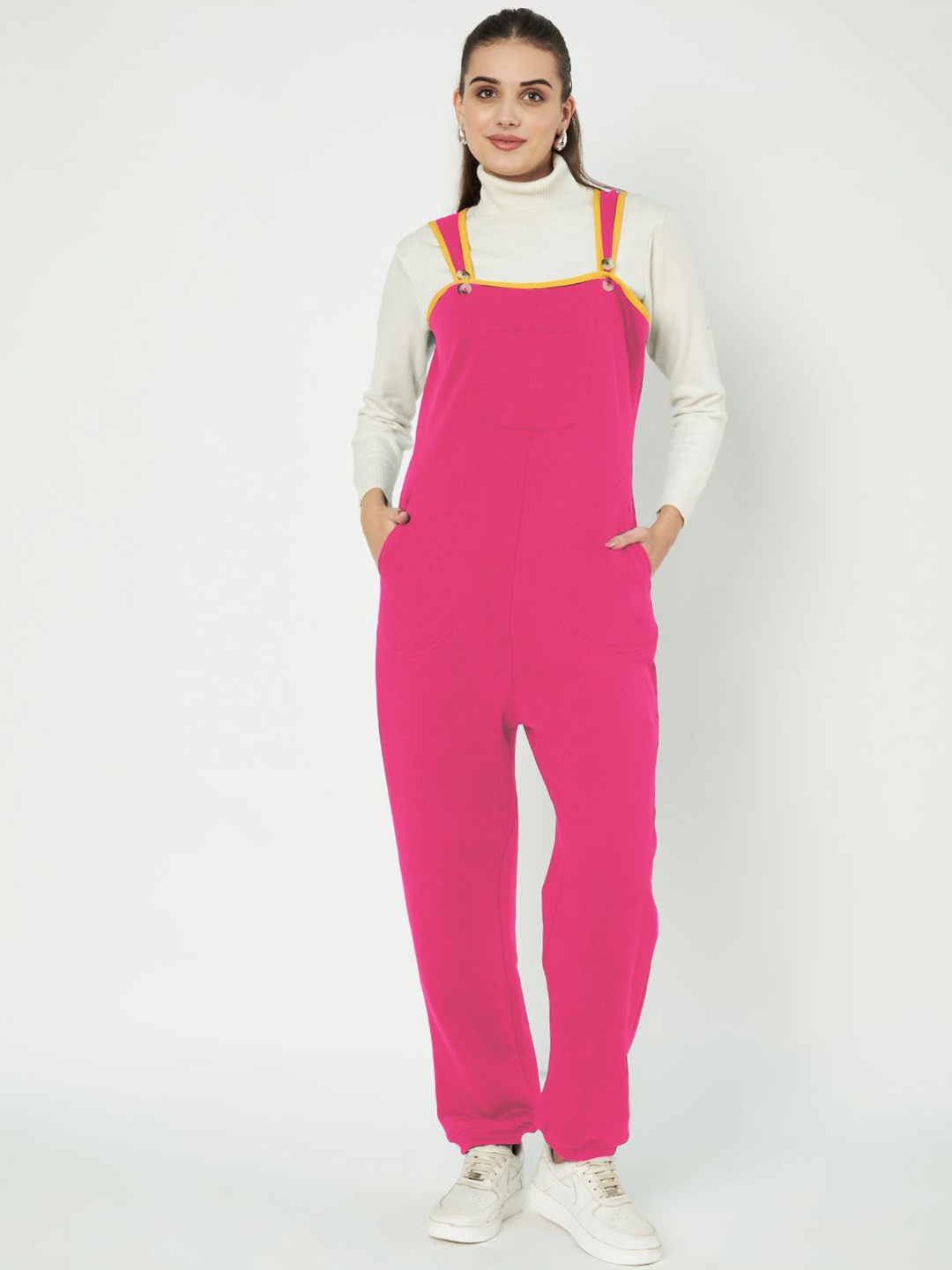 

BRINNS Women Shoulder Straps Dungarees, Magenta