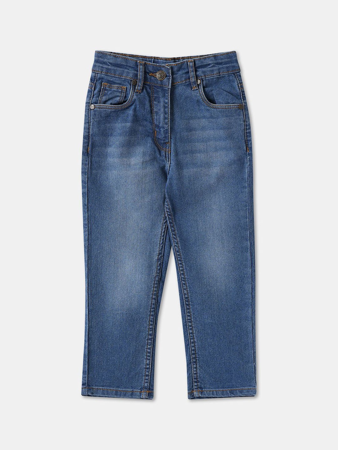 

R&B Girls Heavy Fade Jeans, Blue