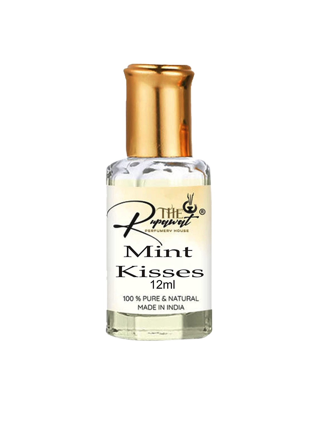 

THE RUPAWAT Perfumery House Mint Kisses Natural & Alcohol Free Attar - 12 ml, Transparent