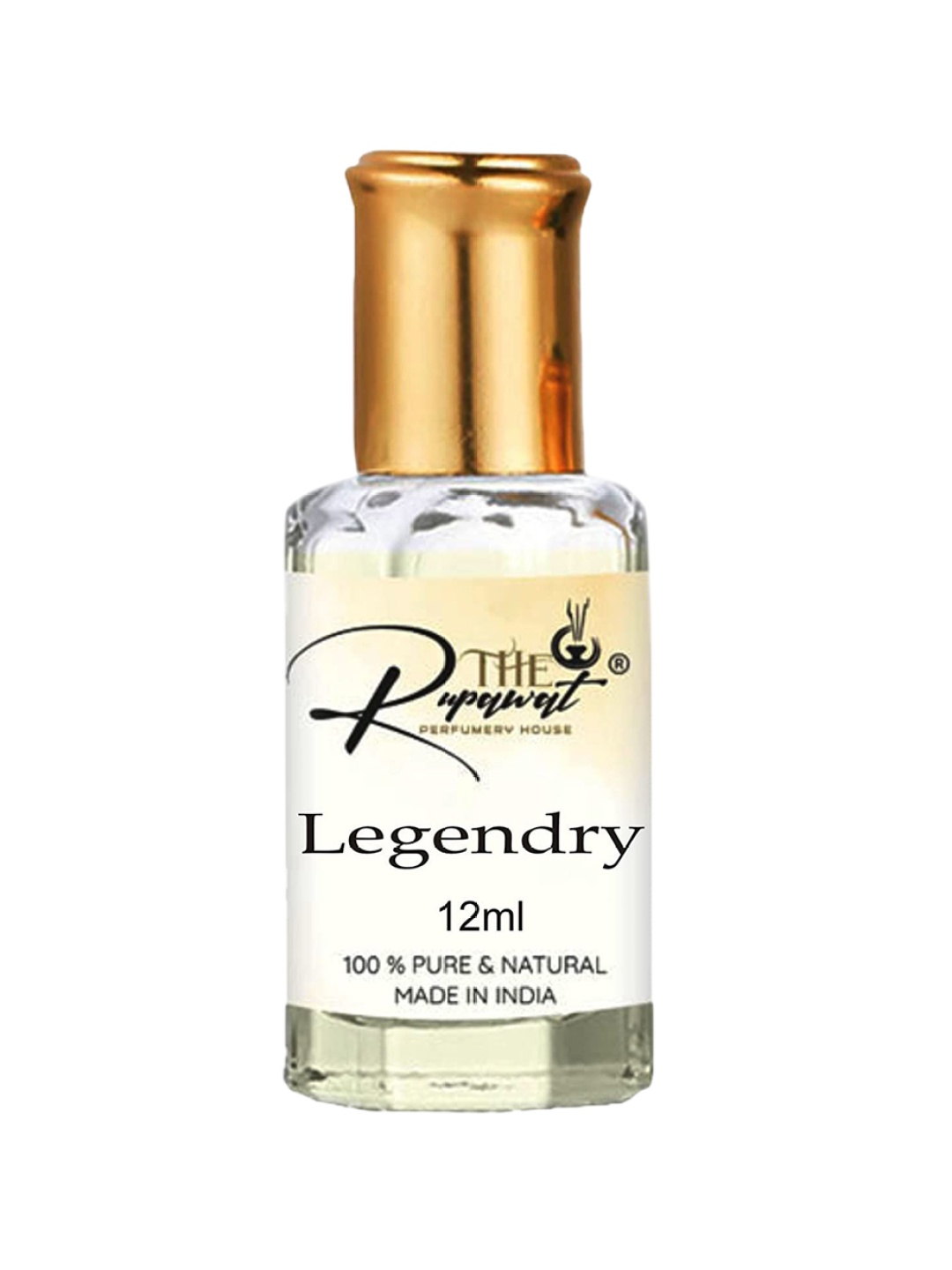 

THE RUPAWAT Perfumery House Legendry Natural & Alcohol Free Attar - 12 ml, Transparent