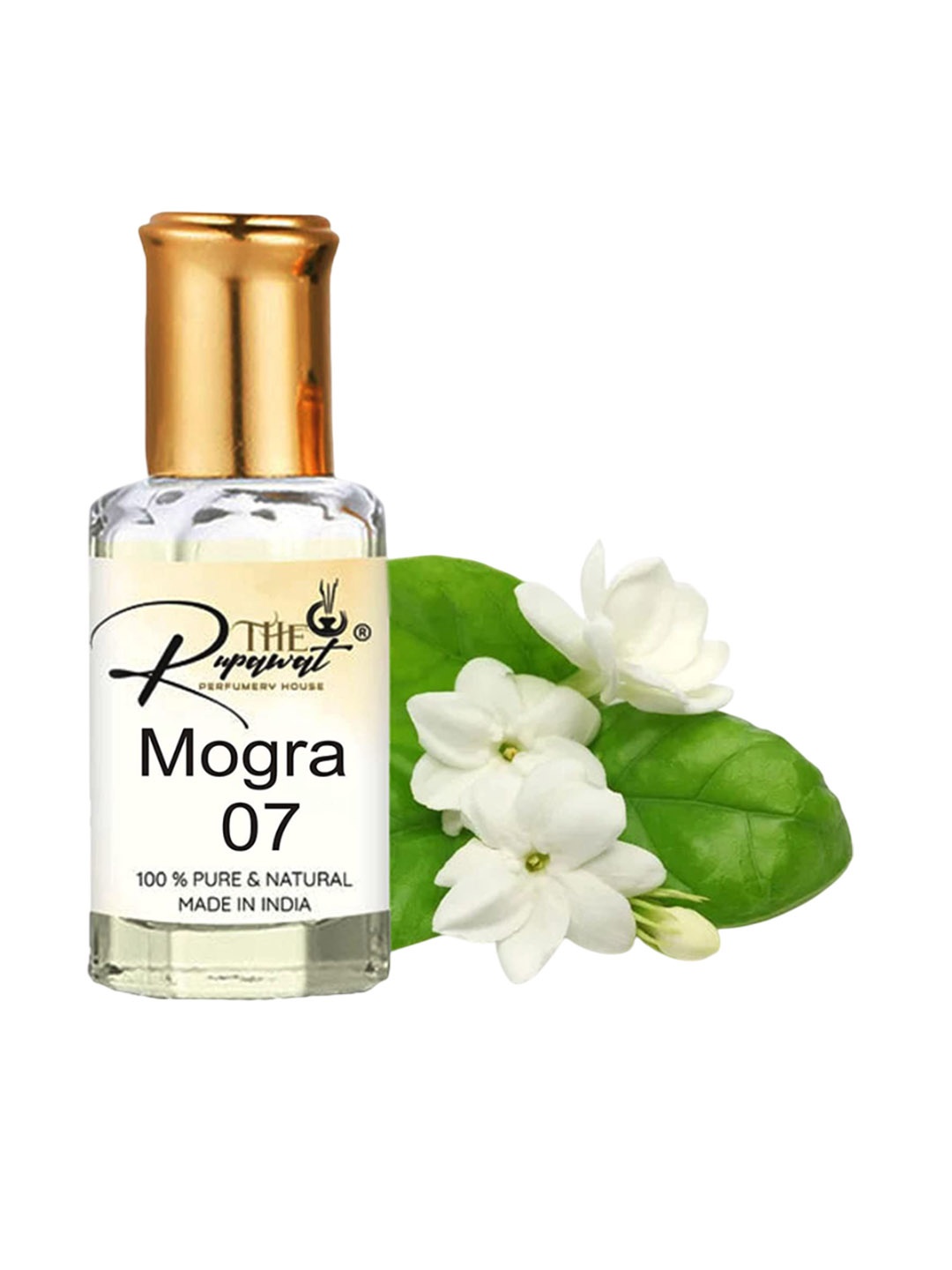 

THE RUPAWAT Perfumery House Mogra 07 Natural & Alcohol-Free Attar - 12 ml, Transparent