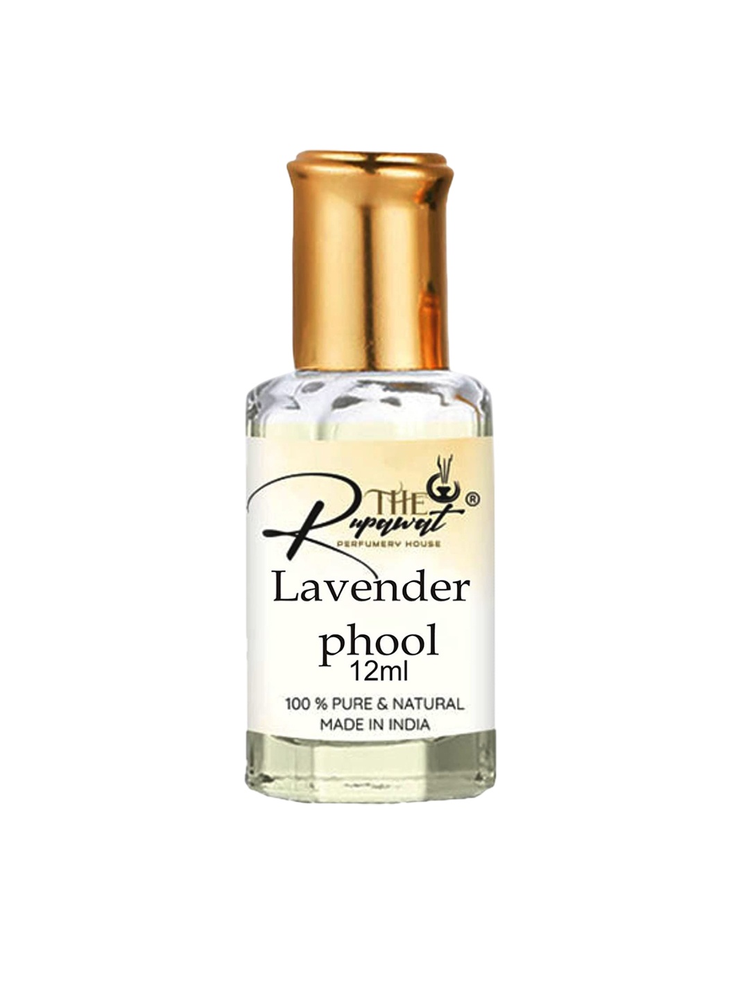 

THE RUPAWAT Perfumery House Lavender Phool Natural & Alcohol Free Attar - 12 ml, Transparent