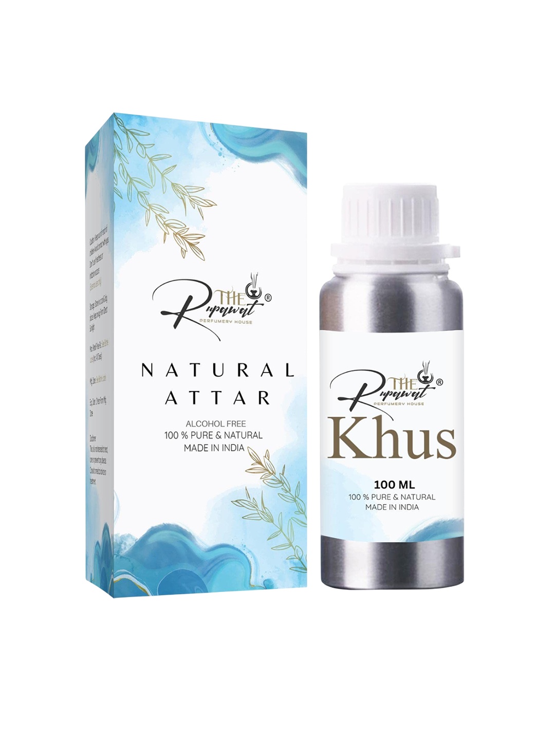 

THE RUPAWAT Perfumery House Khus Natural & Alcohol Free Attar - 100 ml, Transparent