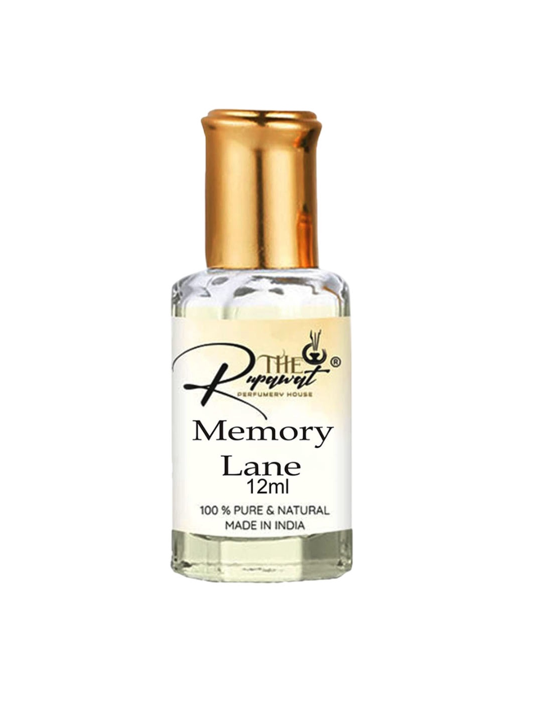 

THE RUPAWAT Perfumery House Memory Lane Natural & Alcohol Free Attar - 12 ml, Transparent