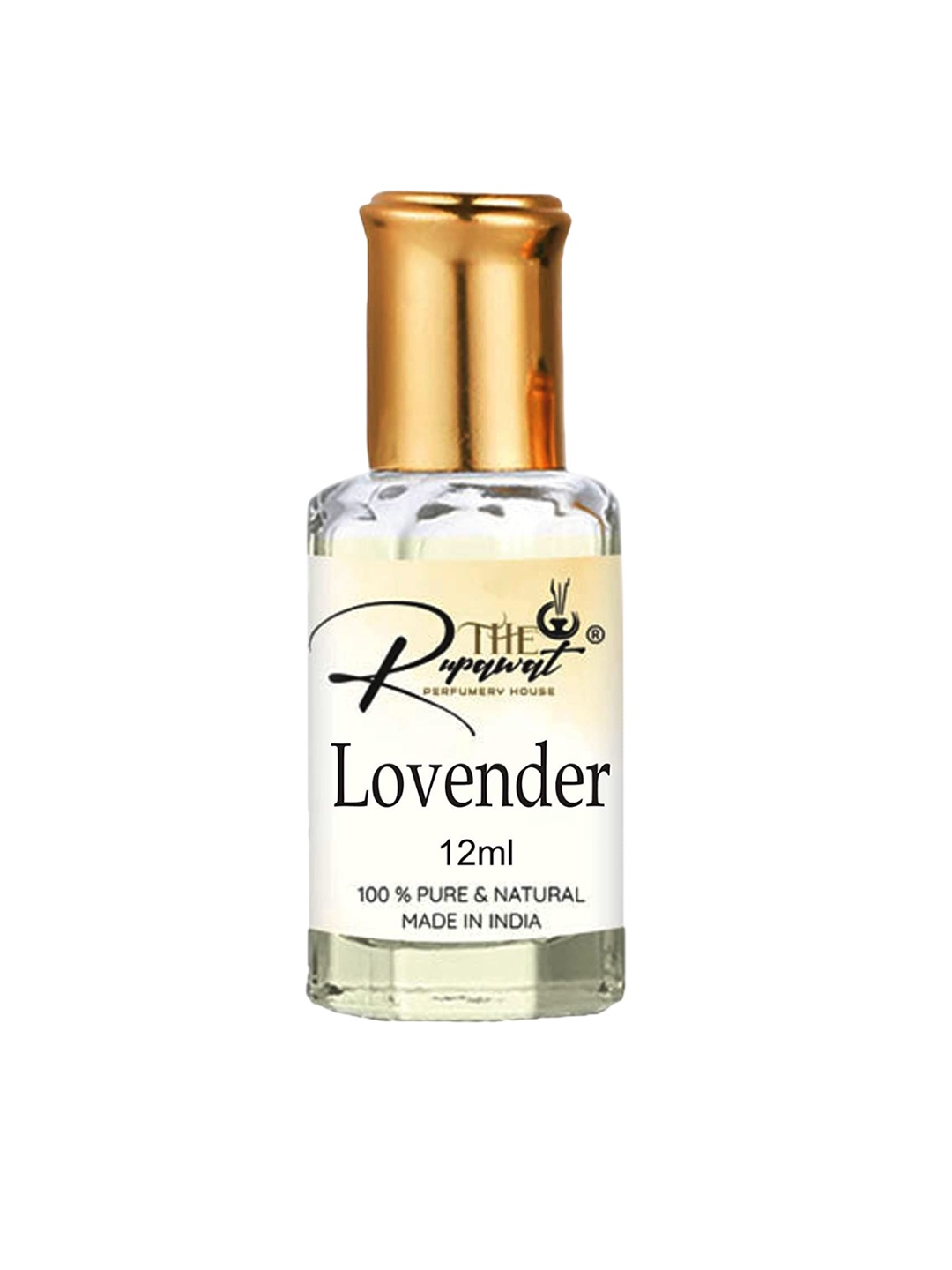 

THE RUPAWAT Perfumery House Lovender Natural & Alcohol Free Attar - 12 ml, Transparent