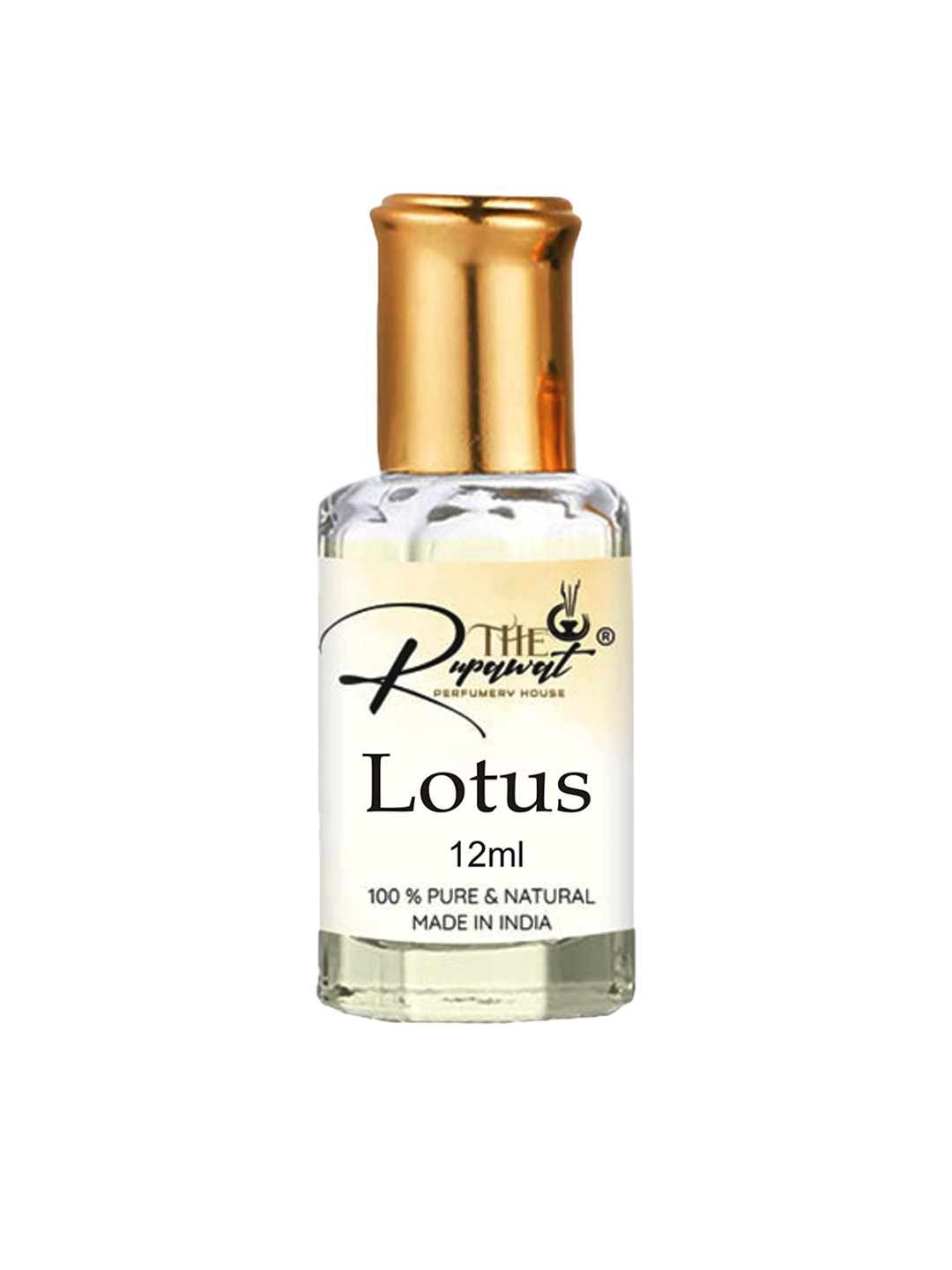 

THE RUPAWAT Perfumery House Lotus Natural & Alcohol-Free Attar - 12 ml, Transparent