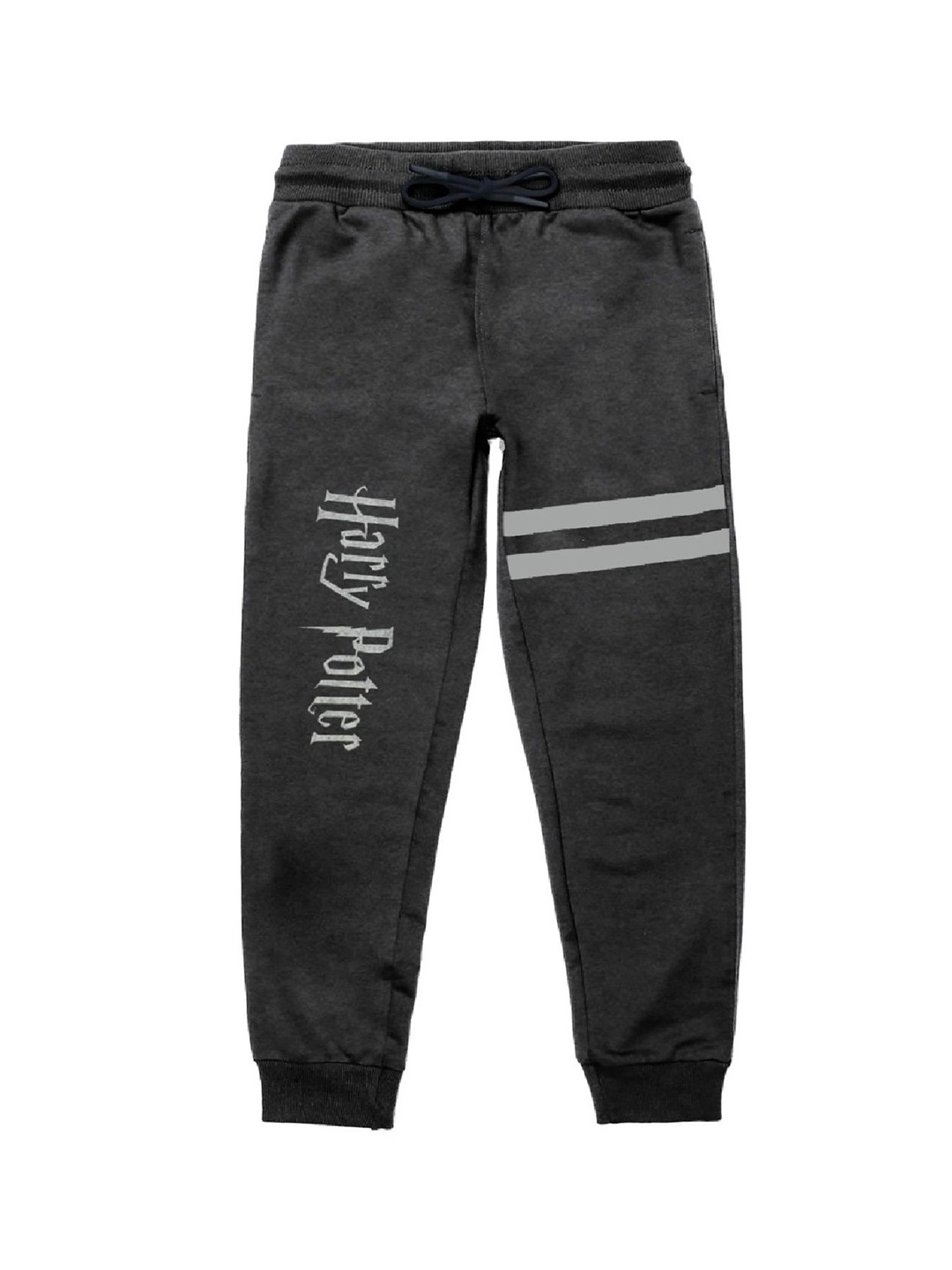 

Kaff Boys Typography Printed Mid-Rise Outdoor Toddler Casual Joggers, Charcoal