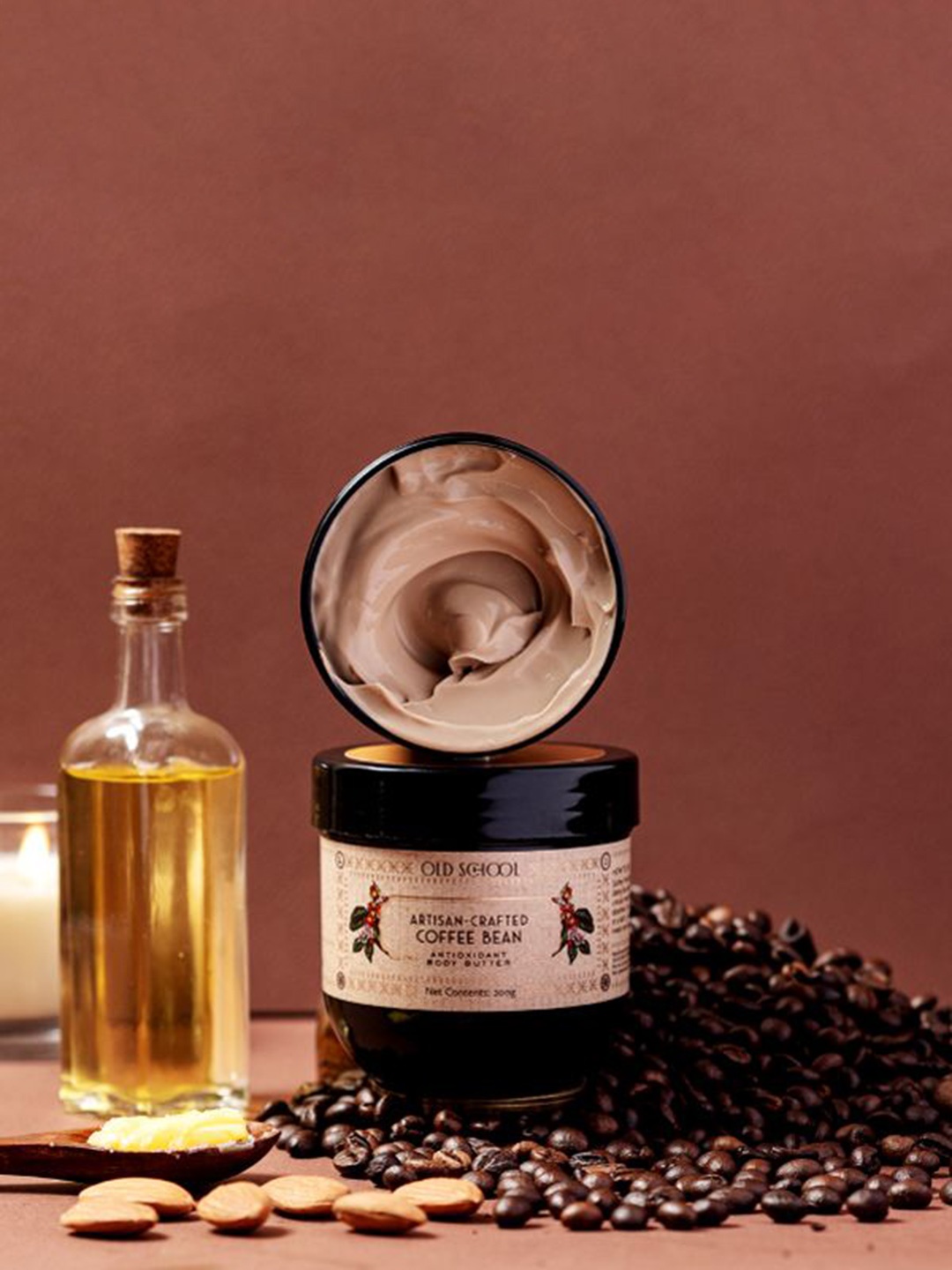 

Old School Rituals Artisan Crafted Coffee Bean Antioxidant Body Butter - 200 g, Brown