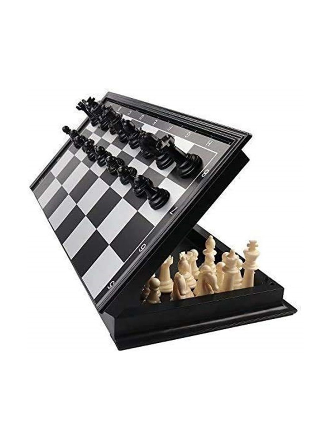 

CHOCOZONE Kids BPA Free Chess Activity Toys and Games, Black