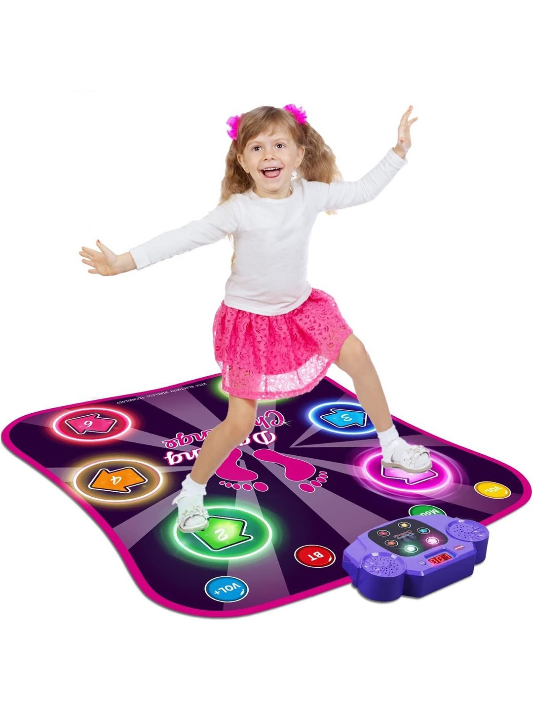 

CHOCOZONE Kids BPA Free Play Mat Activity Toys and Games, White
