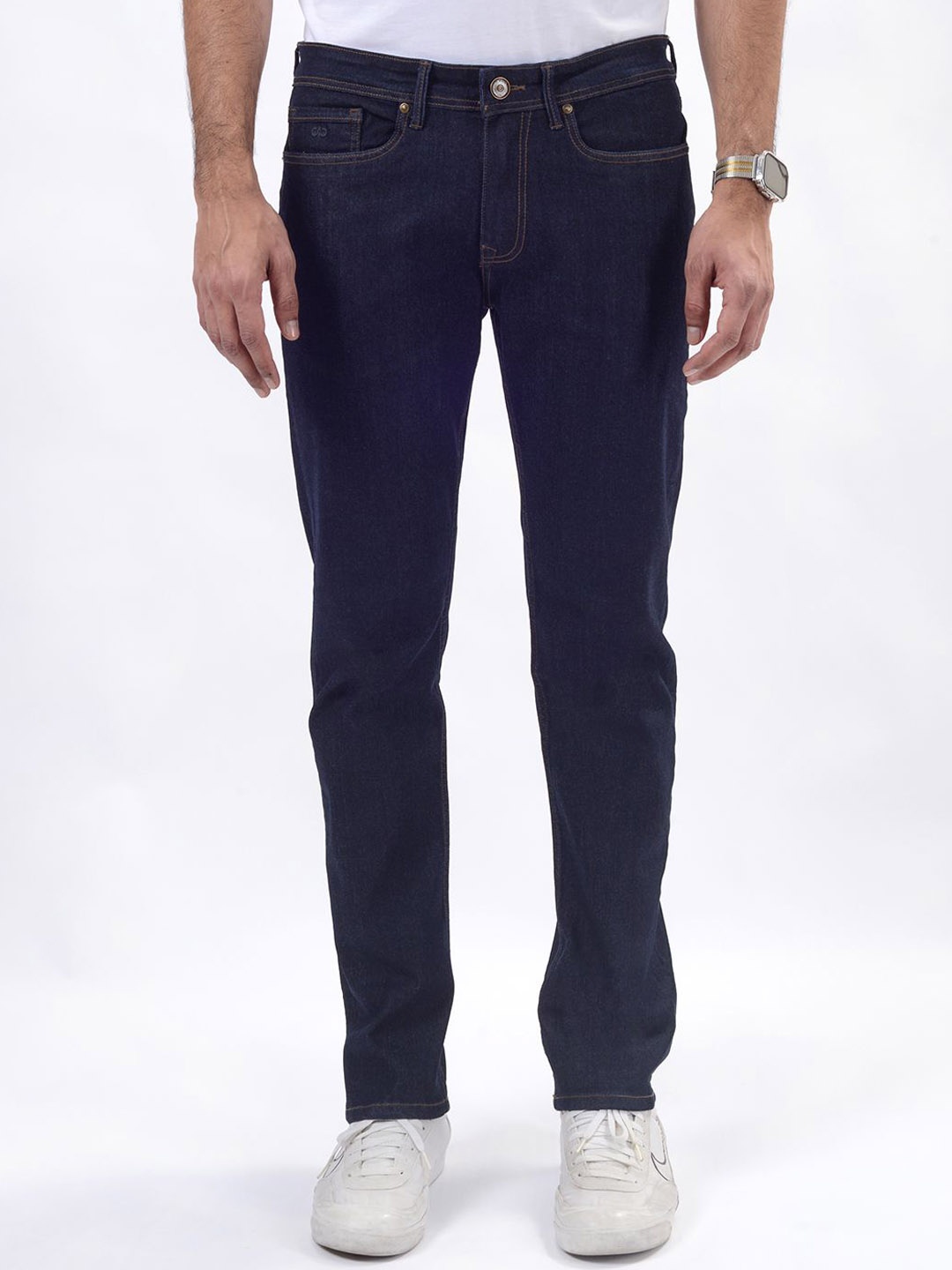 

JADE BLUE Men Cotton Straight Fit Mid-Rise Jeans