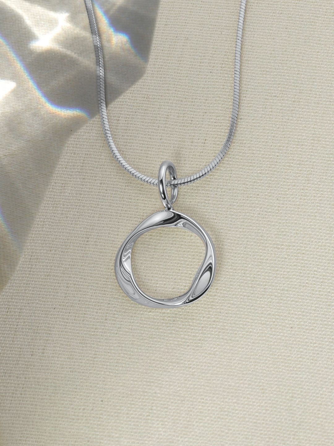 

HighSpark 925 Sterling Silver Infinite Destiny Mobius -Charm Pendant
