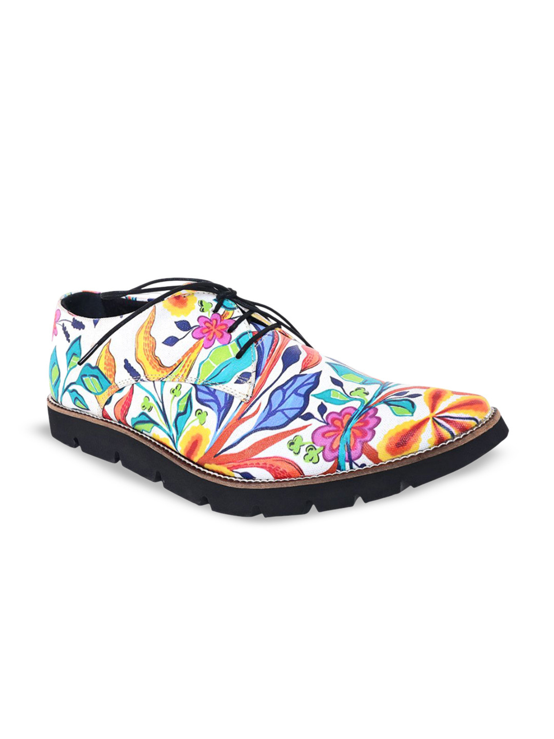 

Kanvas Men Printed Slip-On Sneakers, Multi