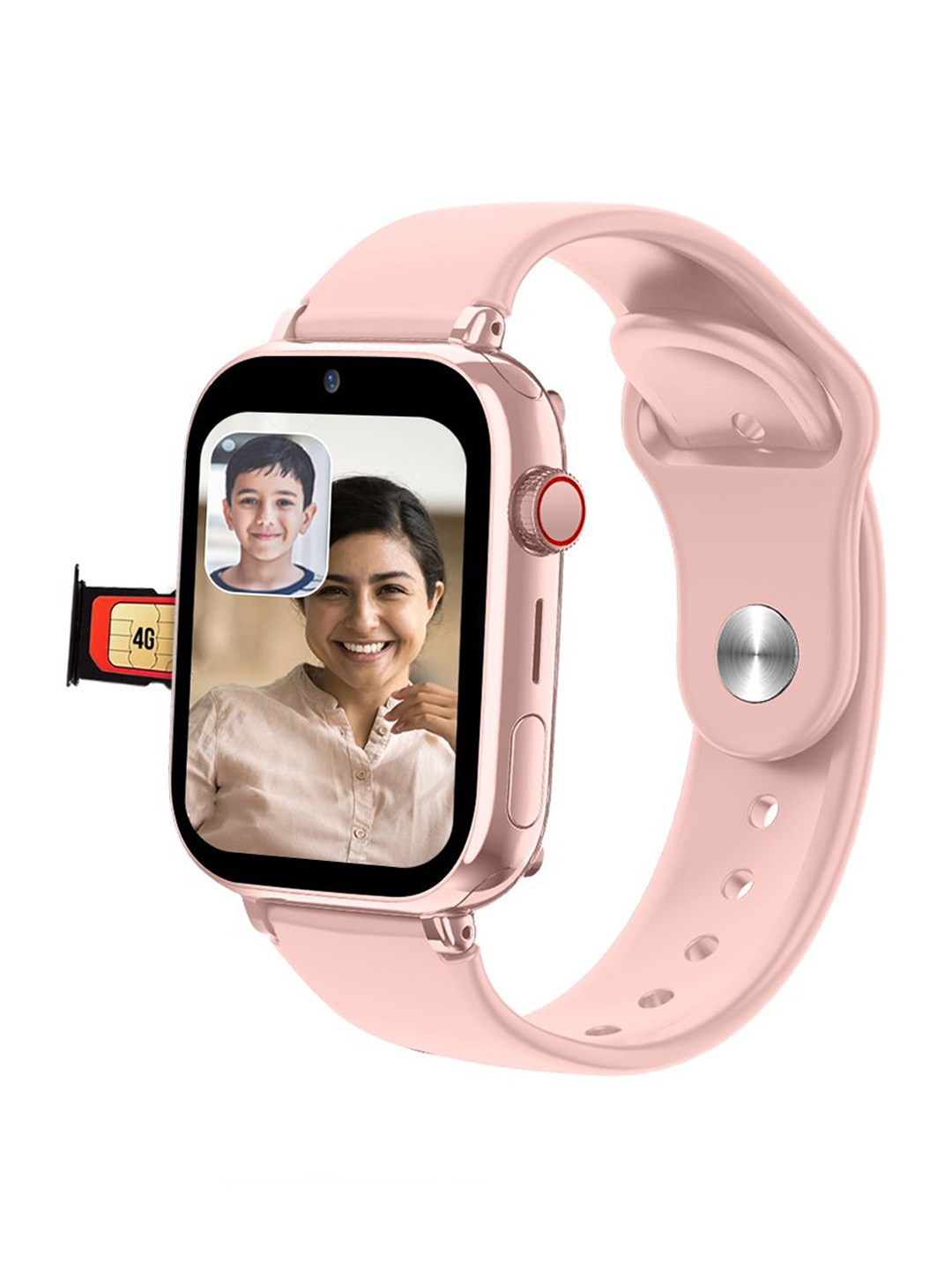 

sekyo Magic Pro Square Shape Smart Watches LT38, Pink