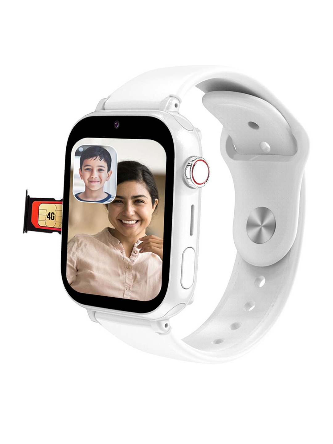 

sekyo Kids Voice Calling & Location Tracking Smart Watch LT38, White