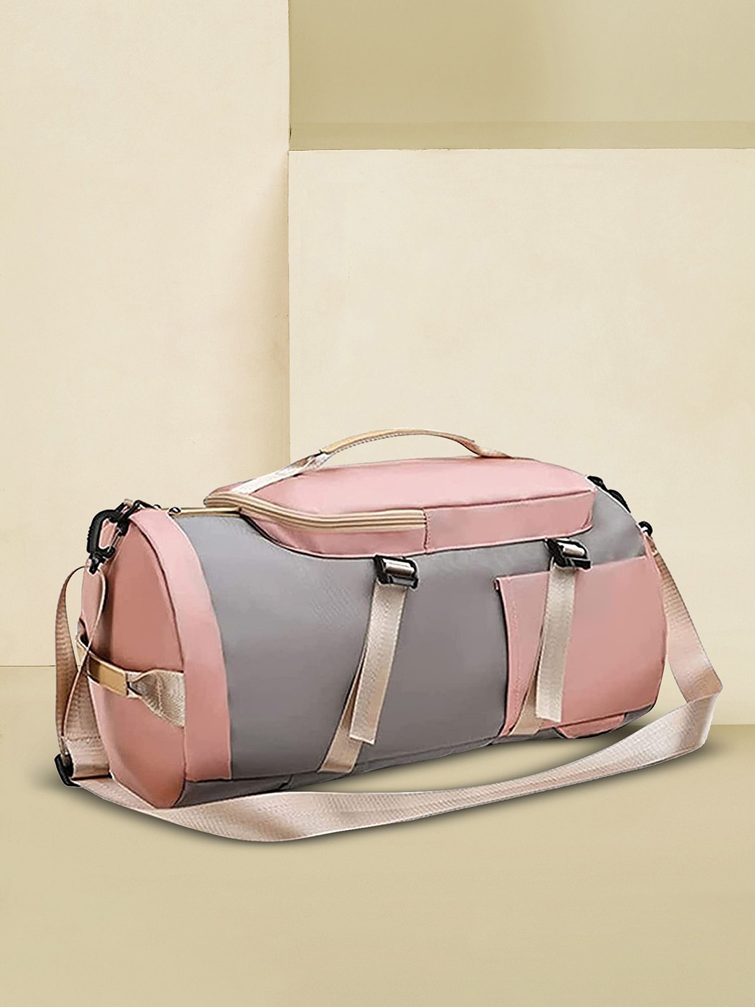 

Storite Medium Foldable Duffel Bag, Pink