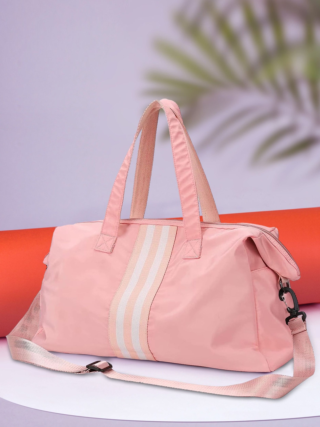 

Storite Medium Foldable Duffel Bag, Pink