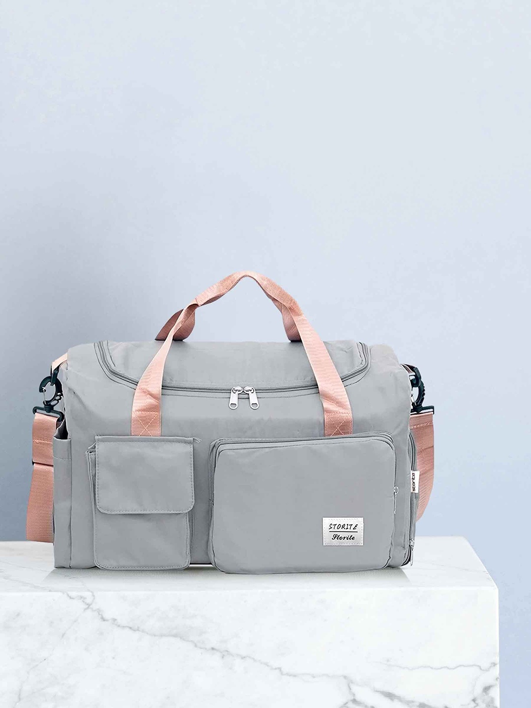 

Storite Medium Foldable Duffel Bag, Grey