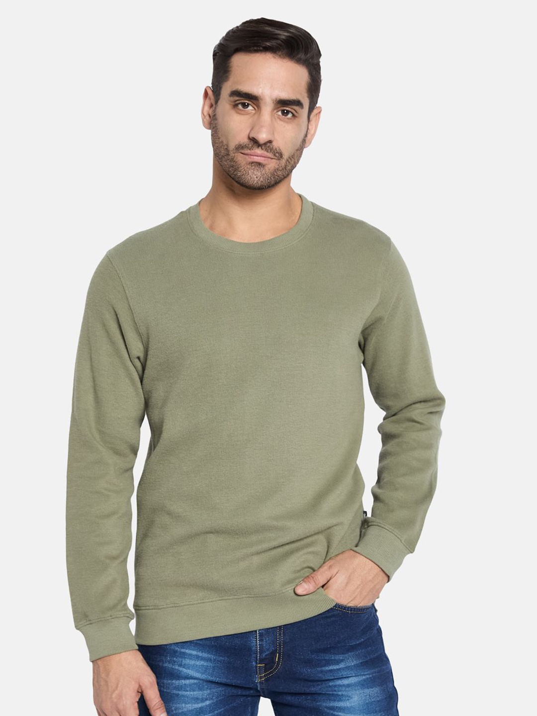 

Octave Men Pullover Sweatshirt, Olive