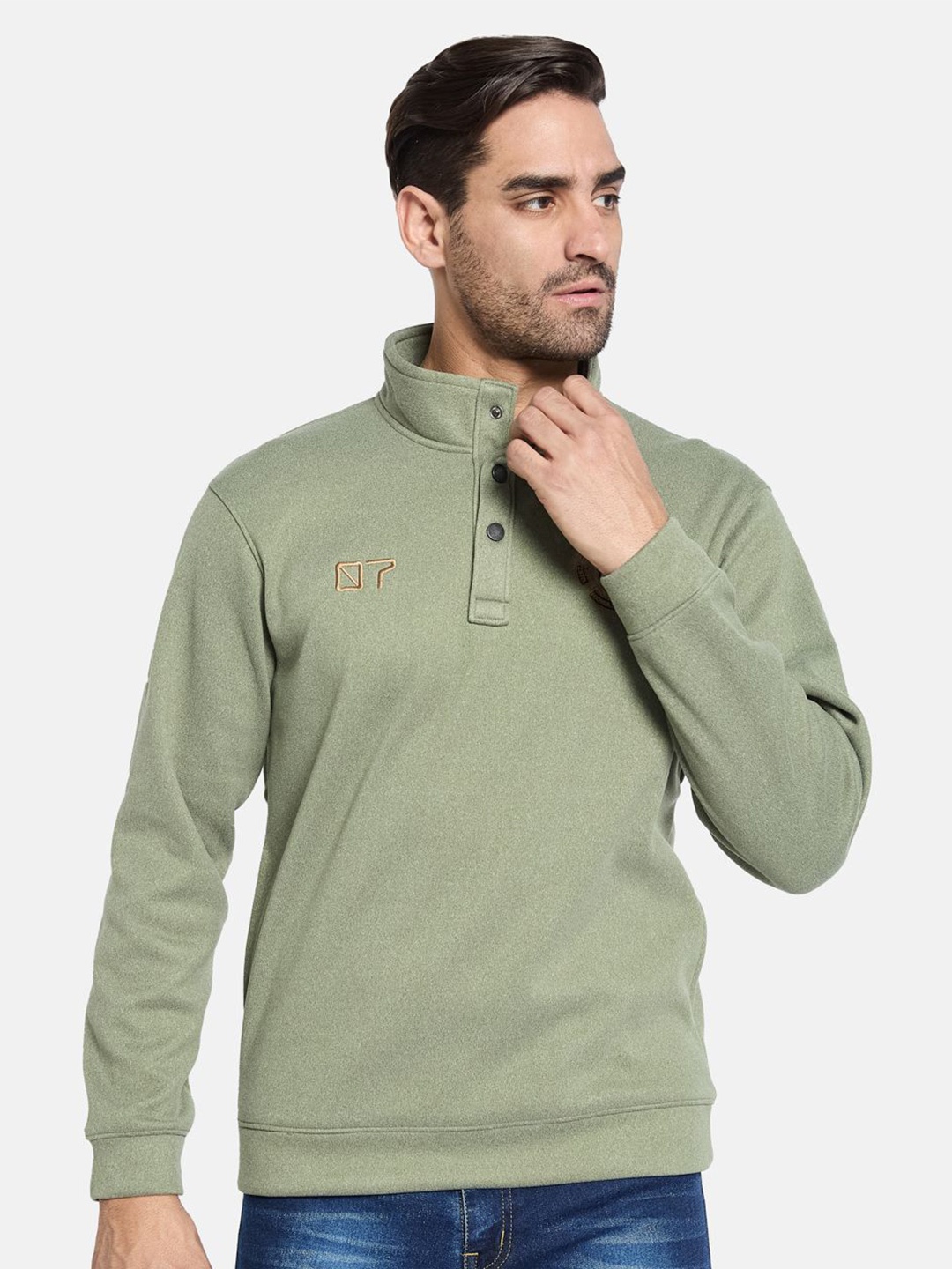 

Octave Men Pullover Sweatshirt, Olive