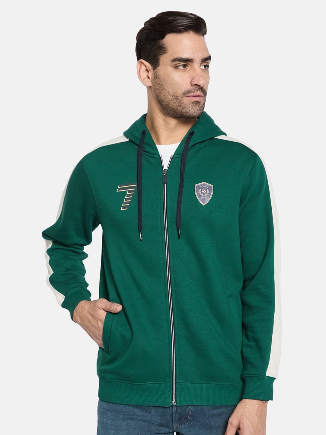 

Octave Men Hooded Sweatshirt, Green