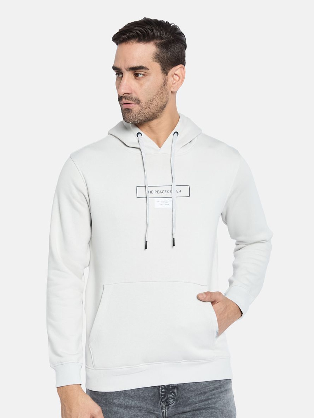 

Octave Men Hooded Pullover Sweatshirt, Grey