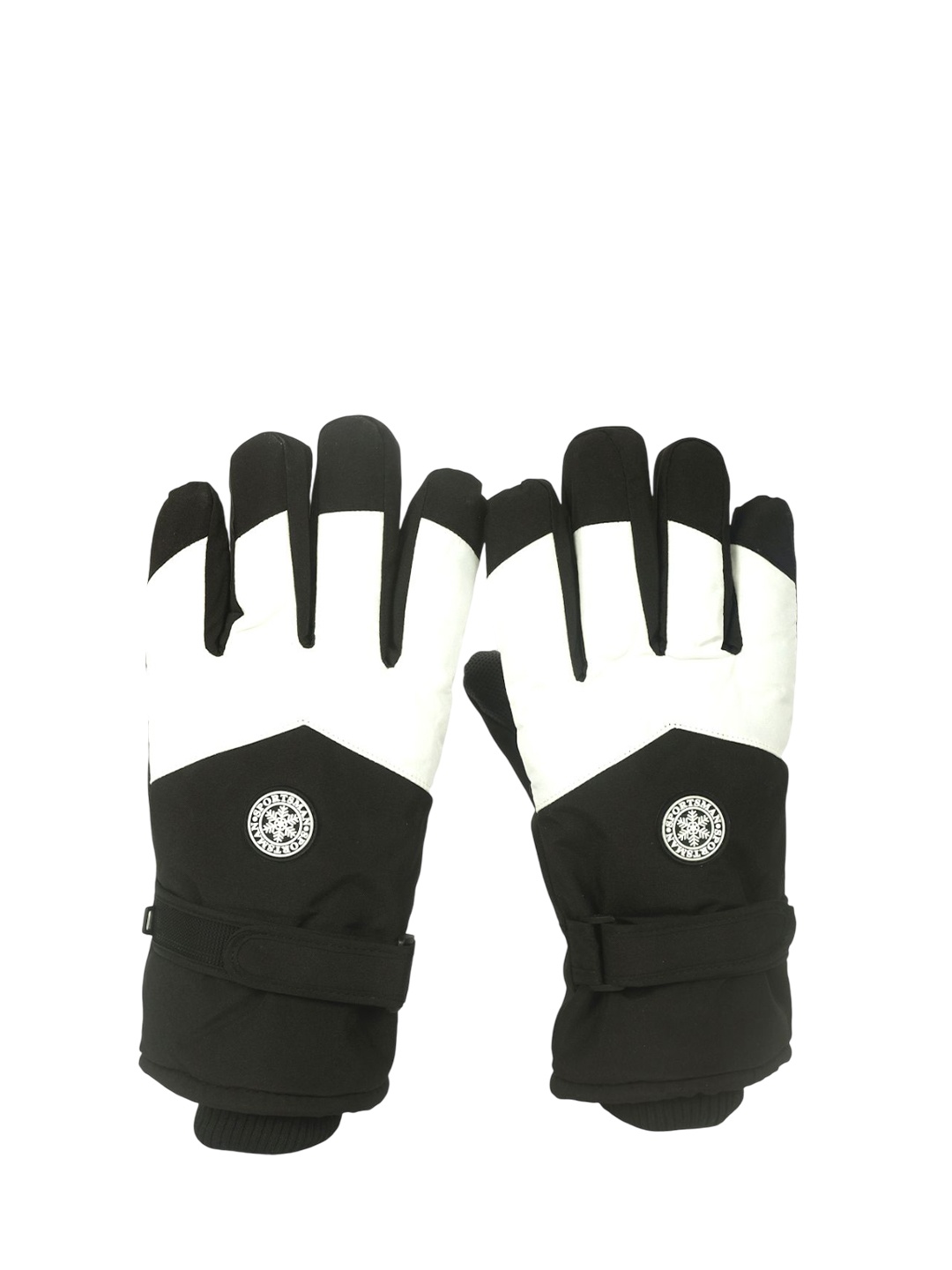 

Calvadoss Men Patterned Winter Gloves, Black