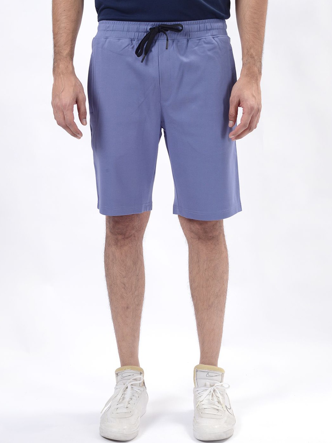 

JADE BLUE Men Slim Fit Mid-Rise Cotton Regular Shorts