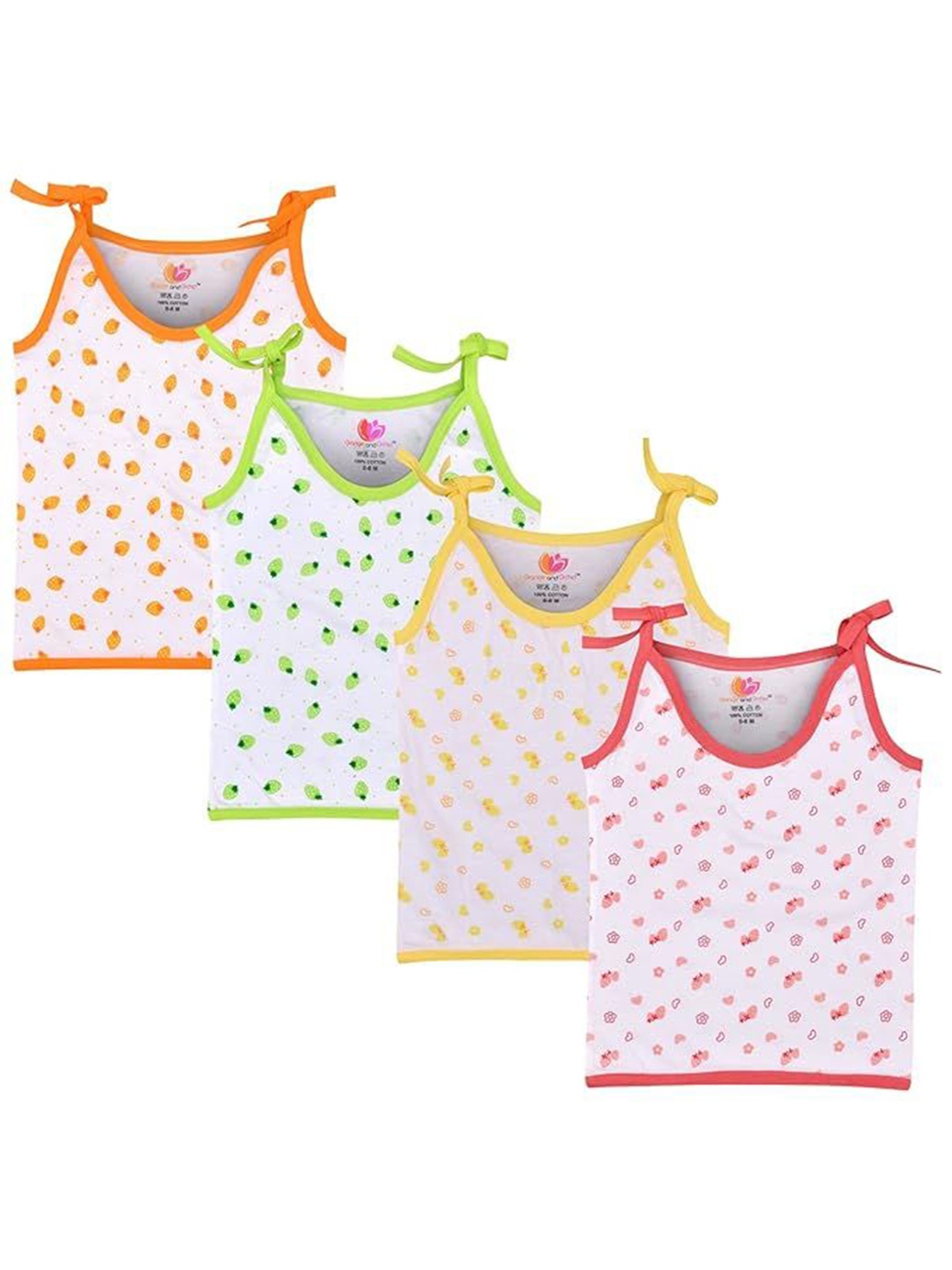 

Suman Tex Kids Pack Of 4 Conversational Printed Cotton Tshirts, Red