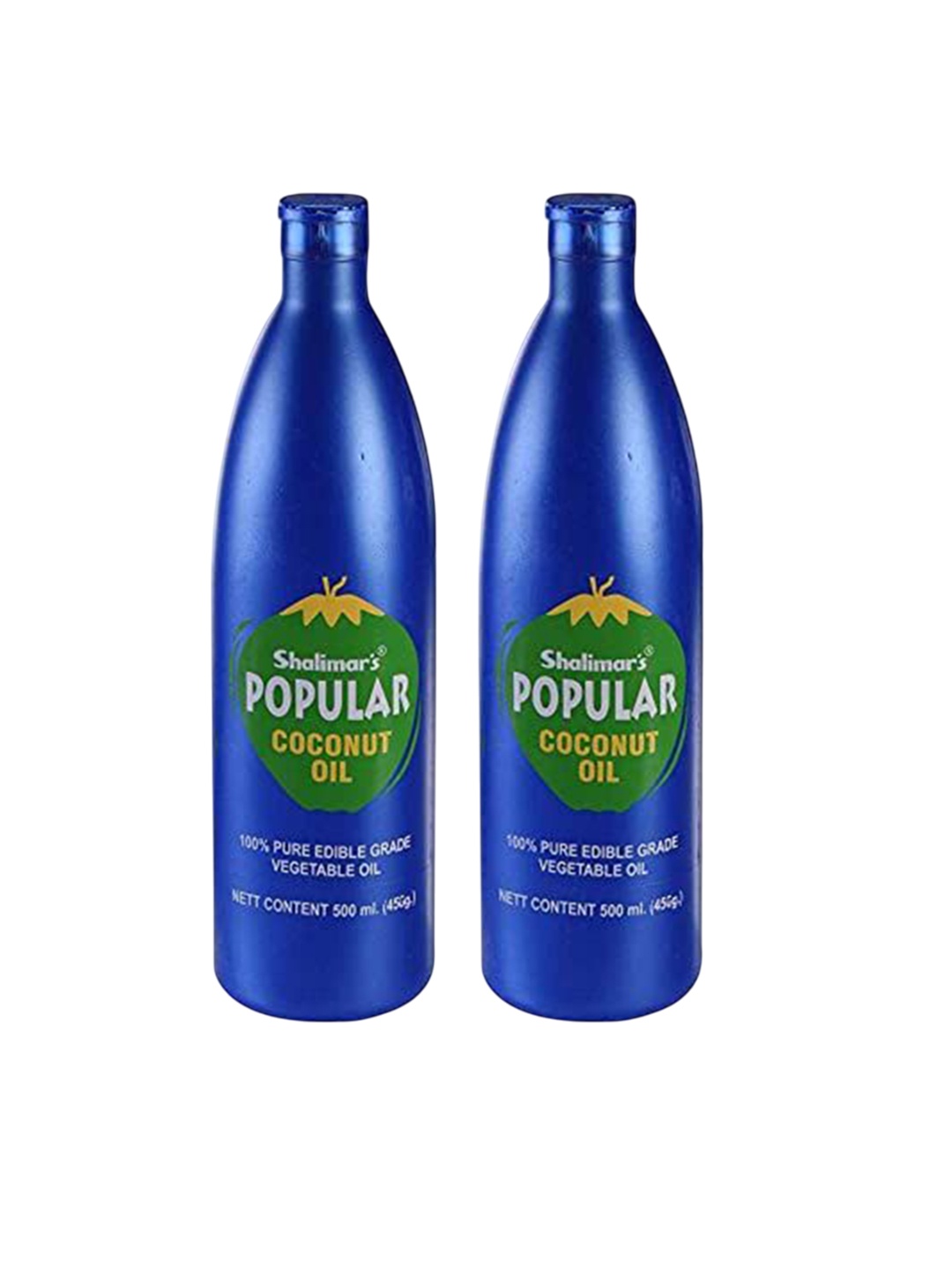 

SHALIMAR'S Set Of 2 Popular Coconut Oil - 500 ml Each, White