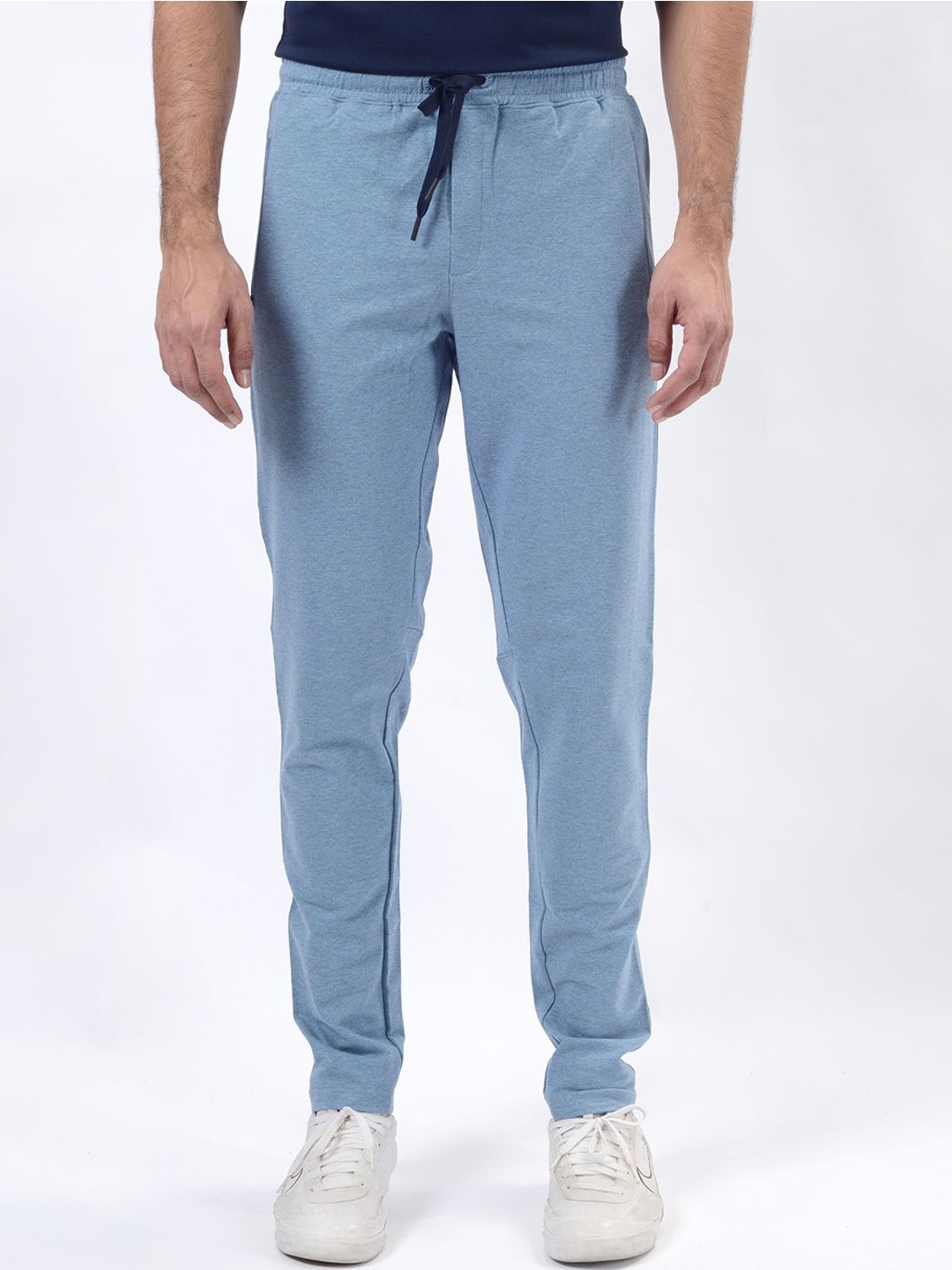 

JADE BLUE Men Slim Fit Mid Rise Cotton Track Pants