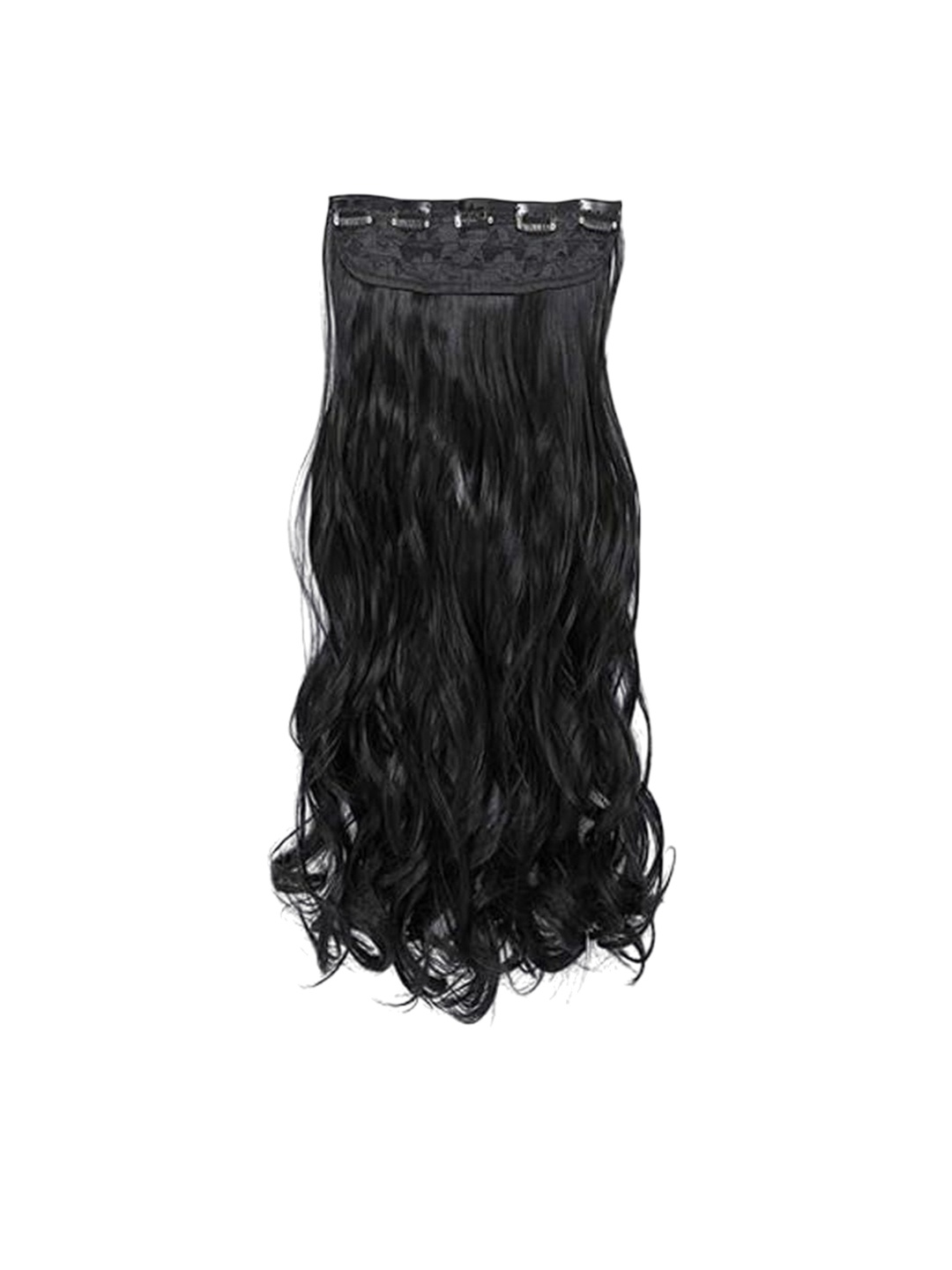 

D-Divine Clip-In Wavy Locks Hair Extension - 22 Inch - Black