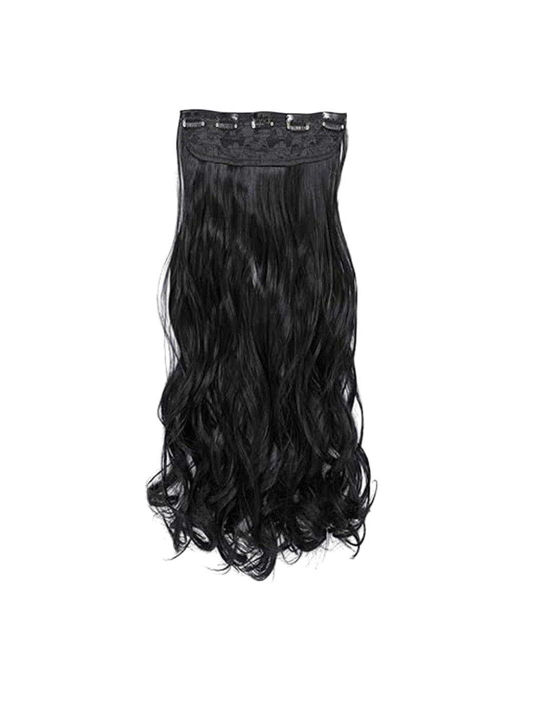 

D-Divine Clip-In Wavy Locks Hair Extension - 22 Inch - Black