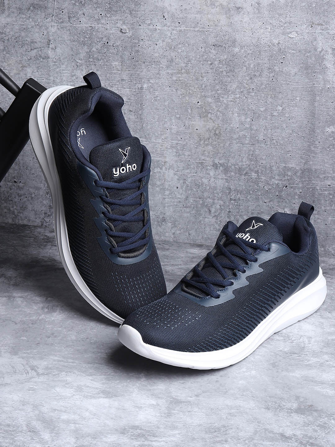 

YOHO Pine Men BigSize Comfortable Sneaker, Navy blue
