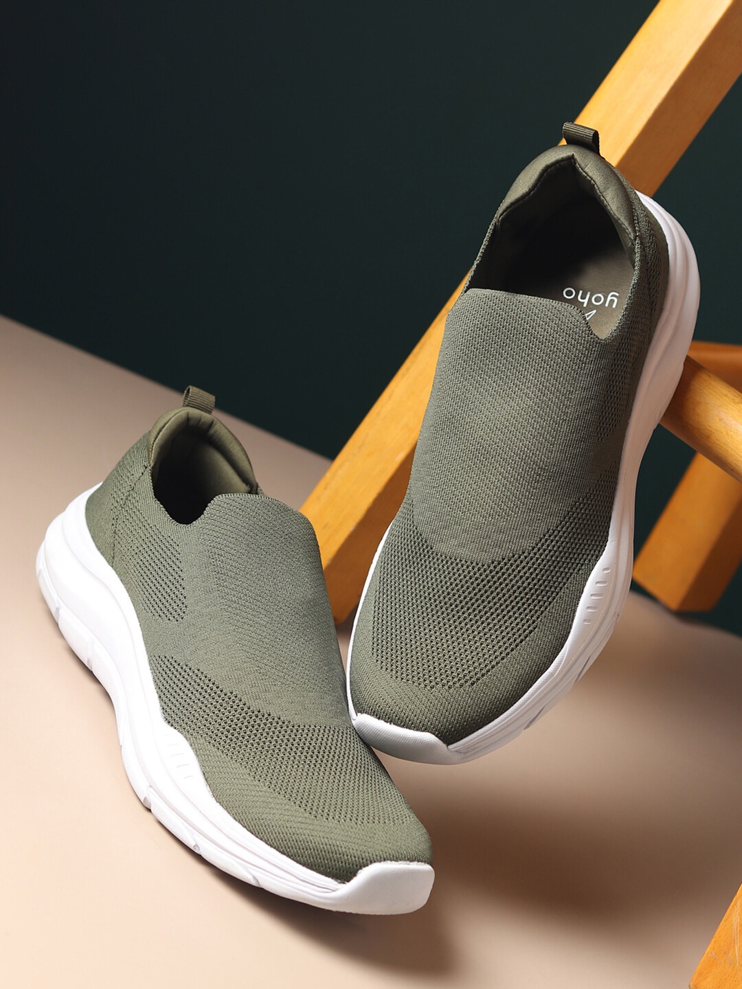 

YOHO Beech Men BigSize Comfortable Sneaker, Olive