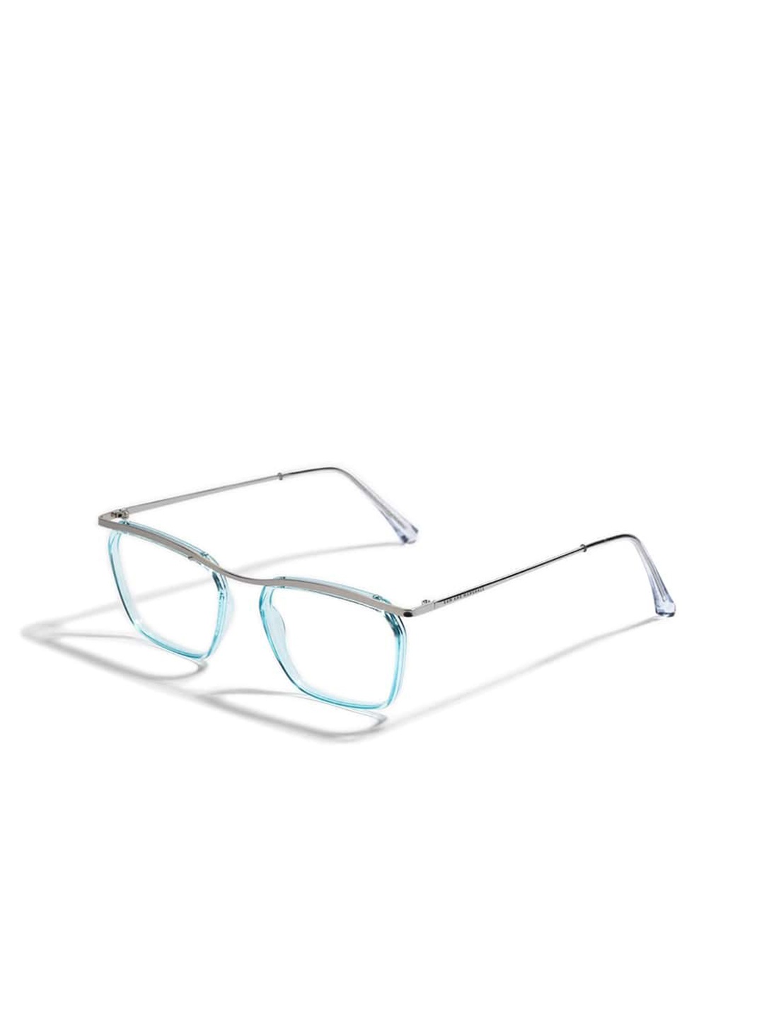 

SAM & MARSHALL Unisex Full Rim Rectangle Frames, Blue