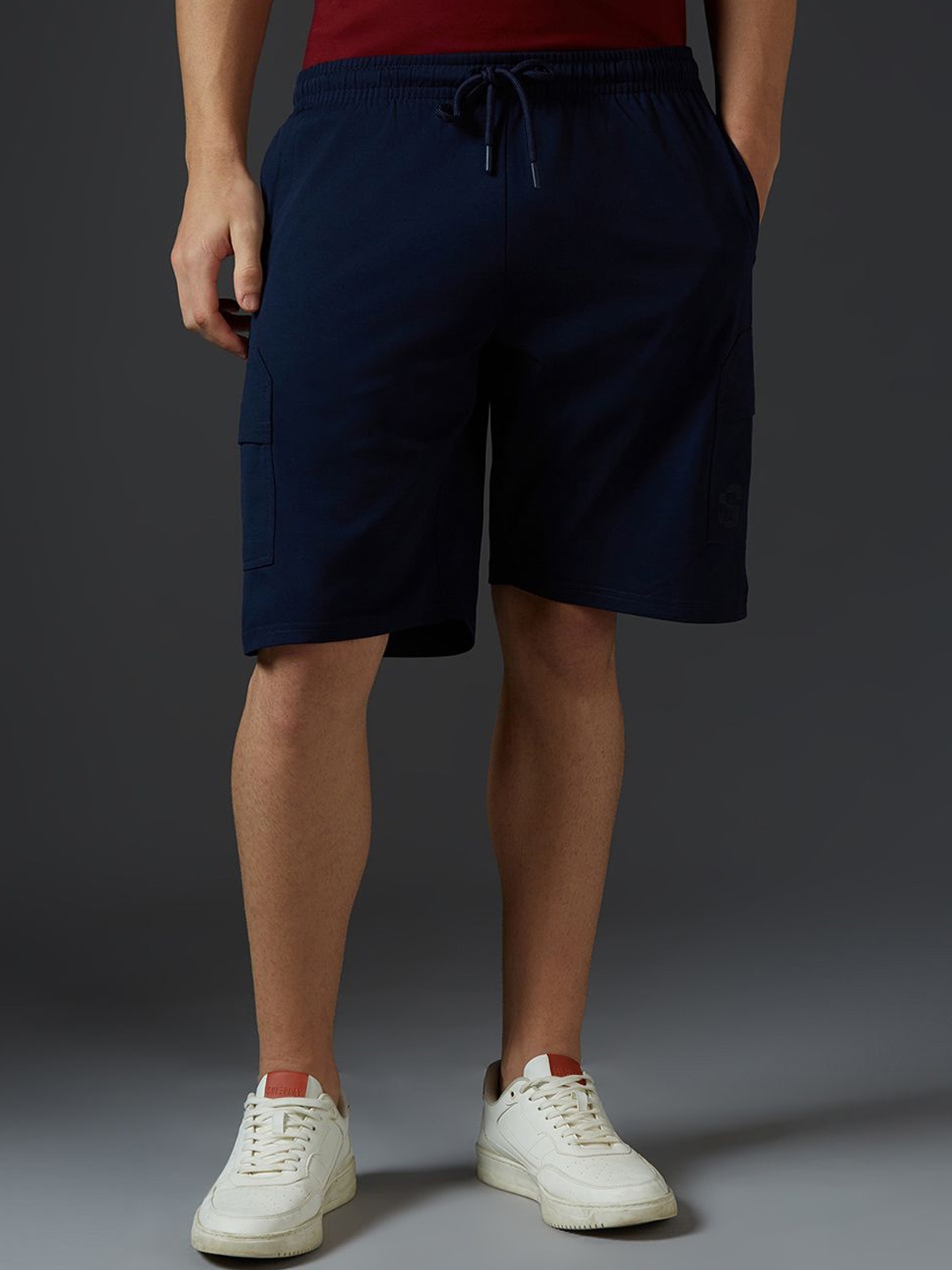 

Supa Men Running Sports Shorts, Navy blue