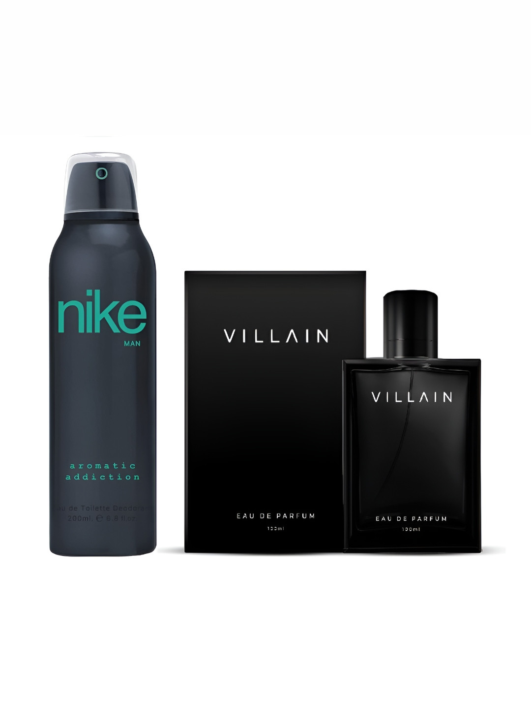 

Nike Aromatic Addiction Set Of 2 Deodorant 200 ml & Vanilla EDP - 100 ml each, Transparent