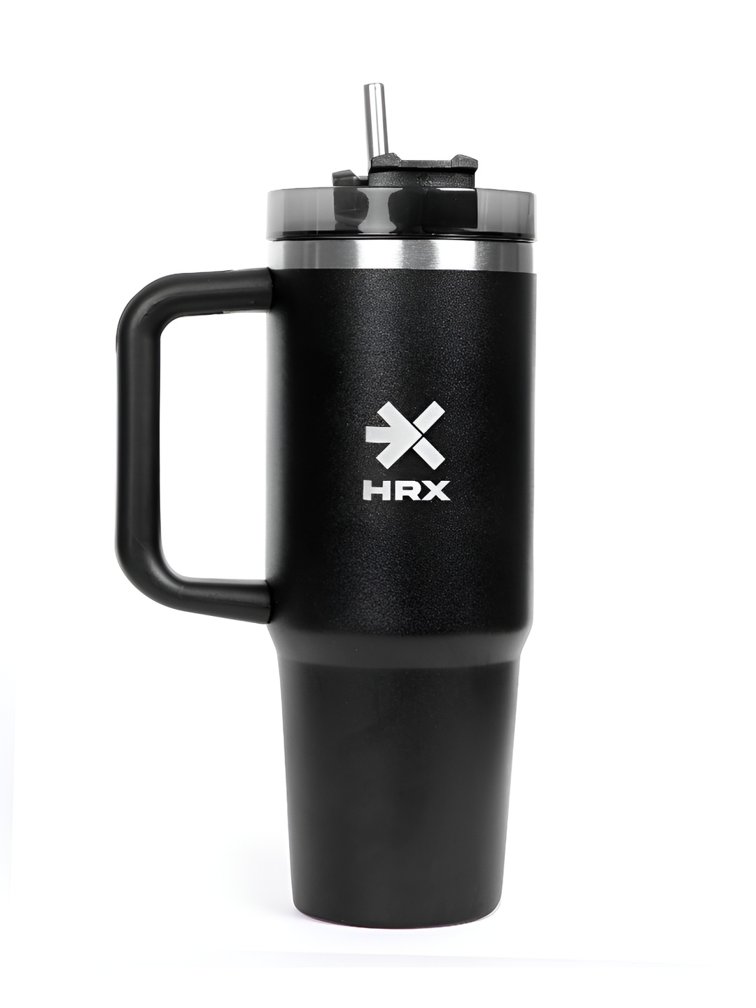 

HRX by Hrithik Roshan Black Double Wall Vacuum Stainless Steel Tumbler Water Bottle