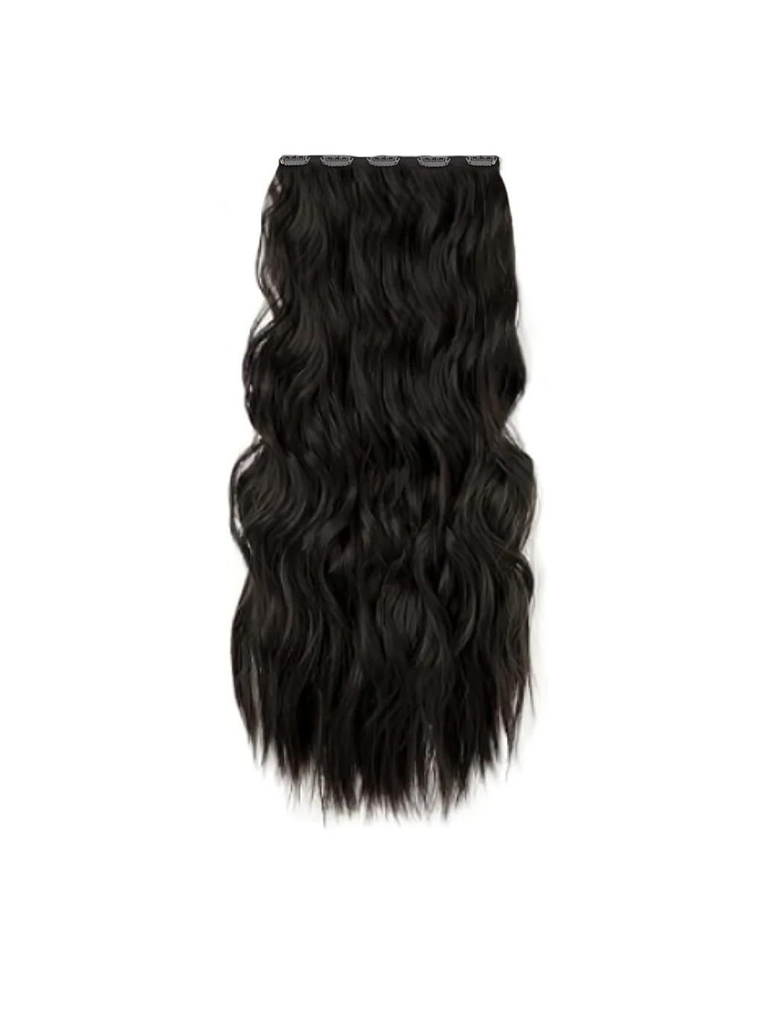 

D-Divine Clip-In Wavy Locks Hair Extension - 22 Inch - Brown
