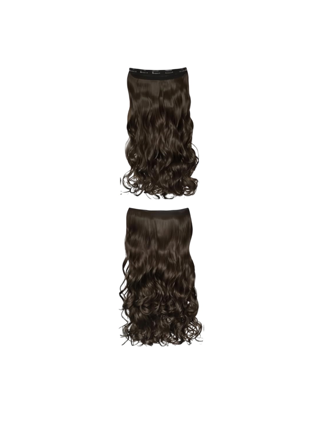 

D-Divine Clip-In Wavy Locks Hair Extension - 22 Inch - Brown