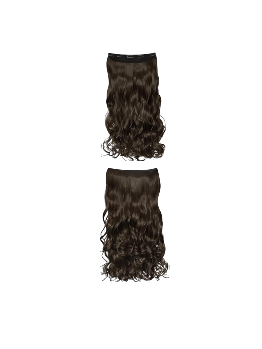 

D-Divine Clip-In Wavy Locks Hair Extension - 22 Inch - Brown